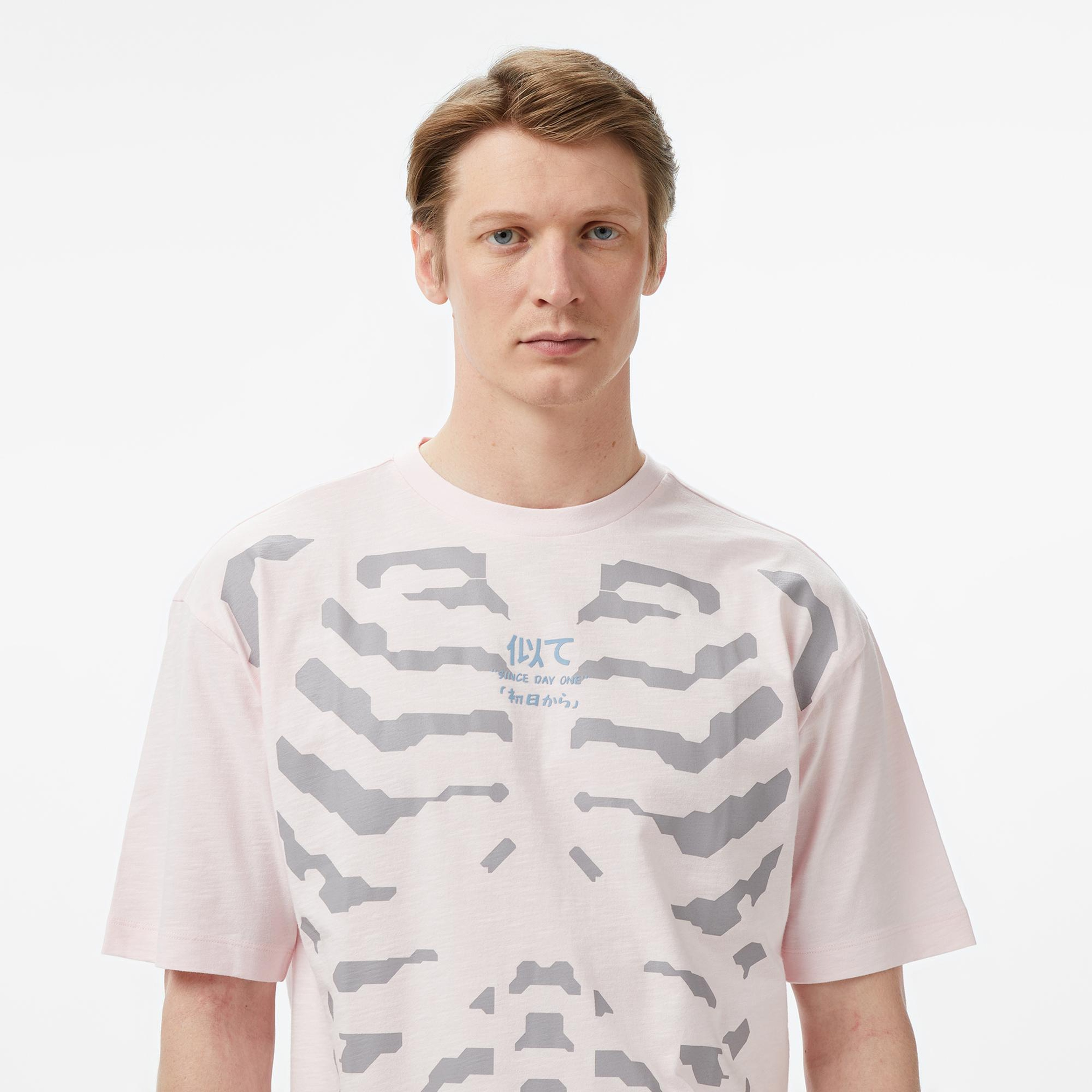 UNITED4 Regular Fit Erkek Pembe T-Shirt