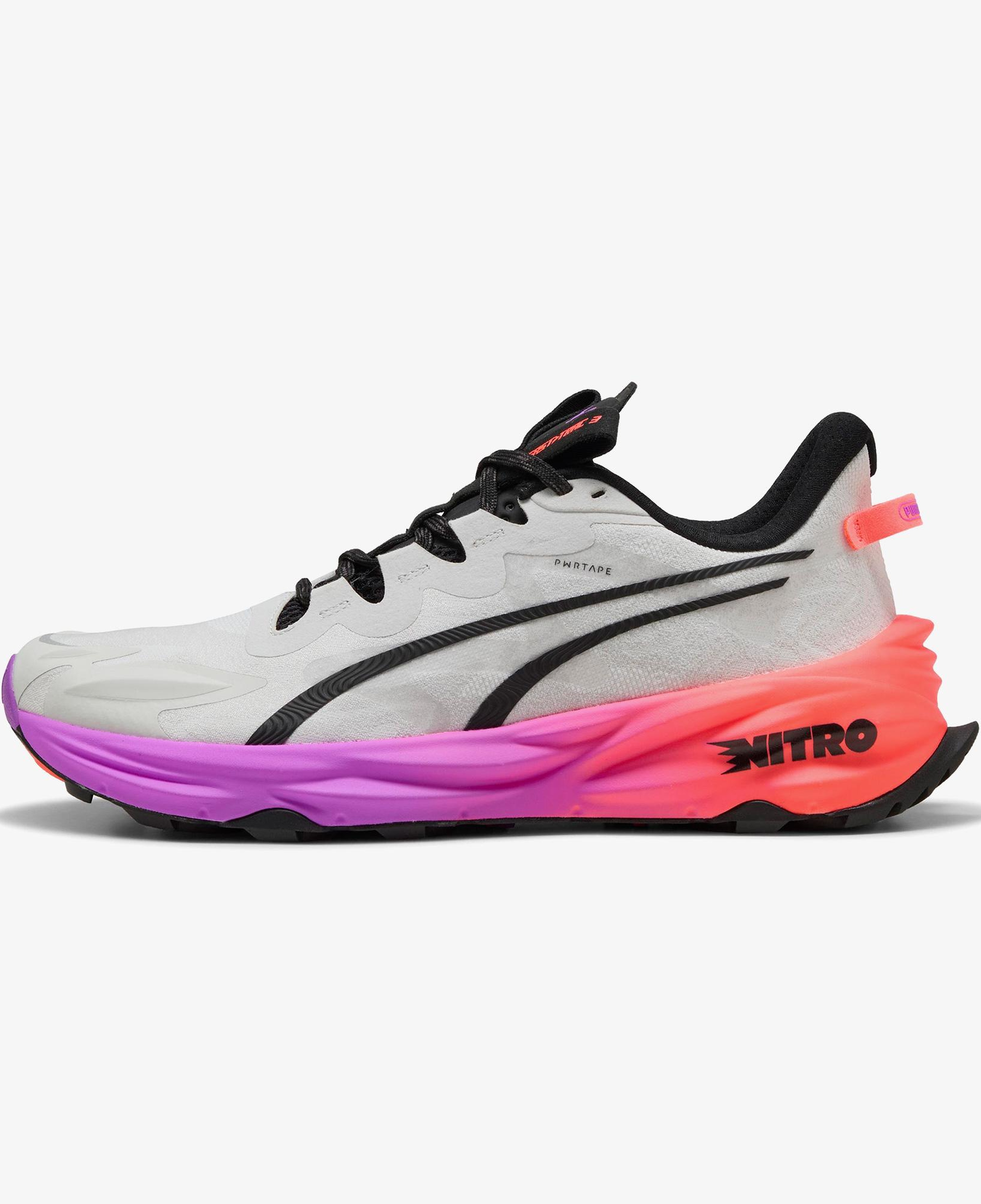 Puma Fast-Trac Nitro 3 Erkek Gri Koşu Ayakkabısı
