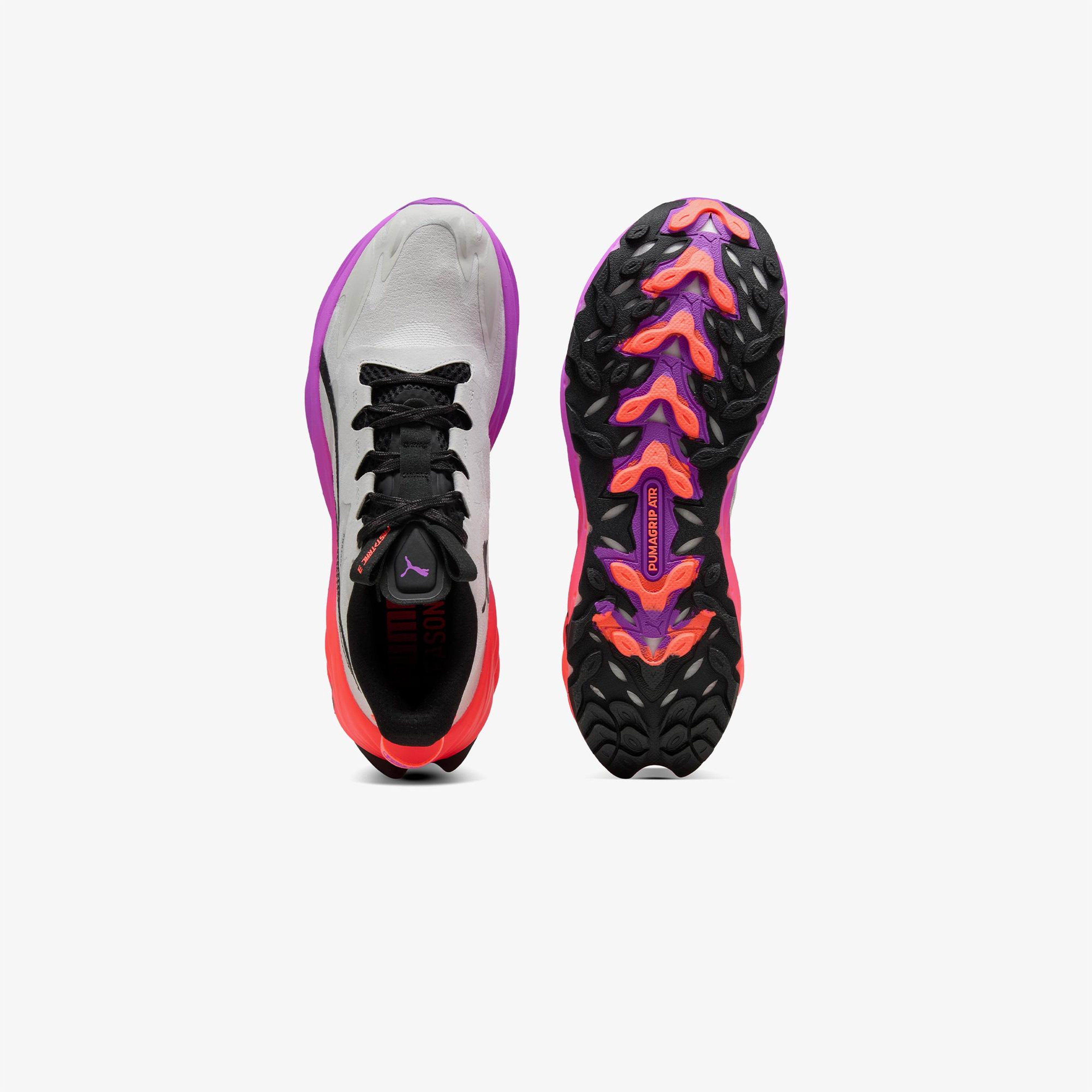Puma Fast-Trac Nitro 3 Erkek Gri Koşu Ayakkabısı