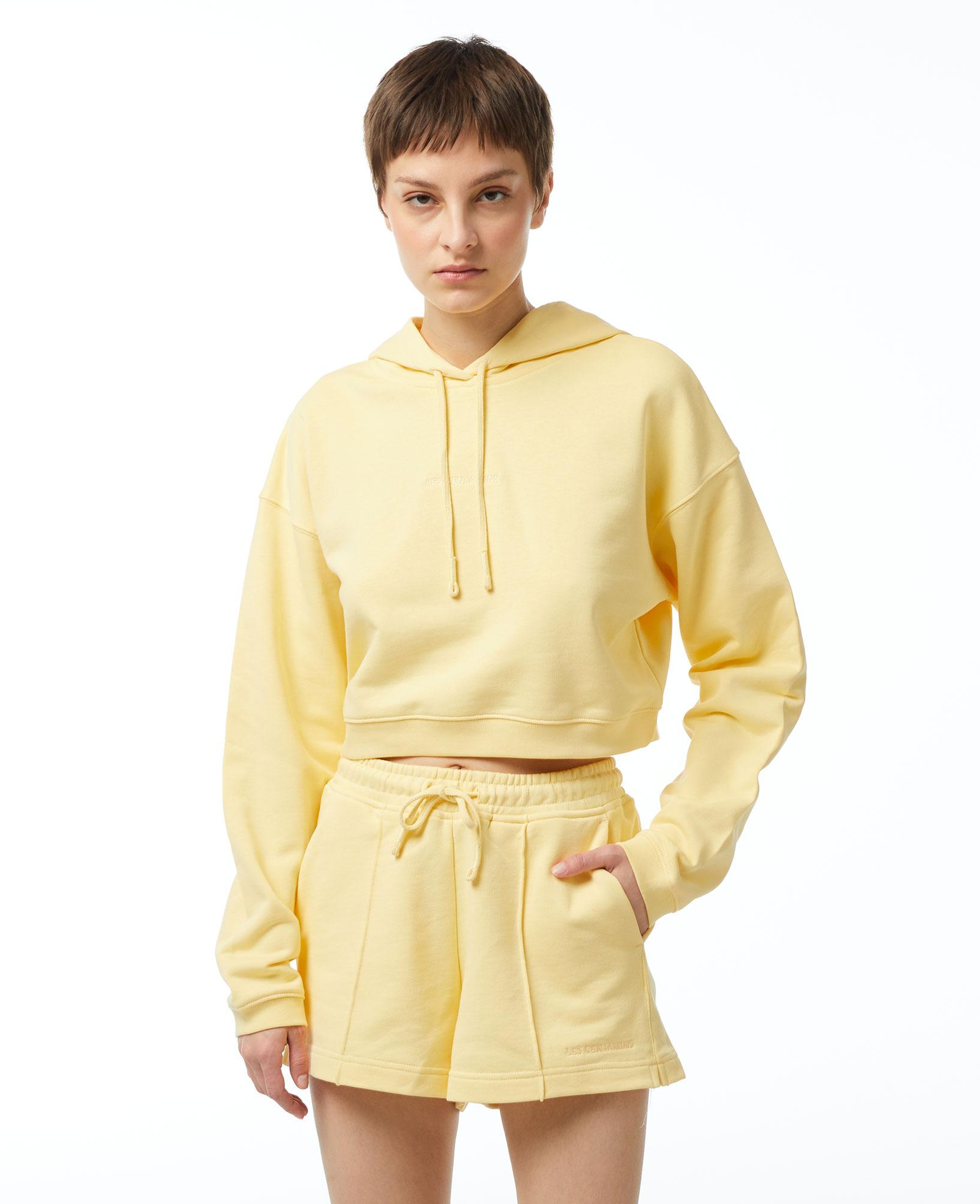 Les Benjamins 306 Kadın Sarı Hoodie