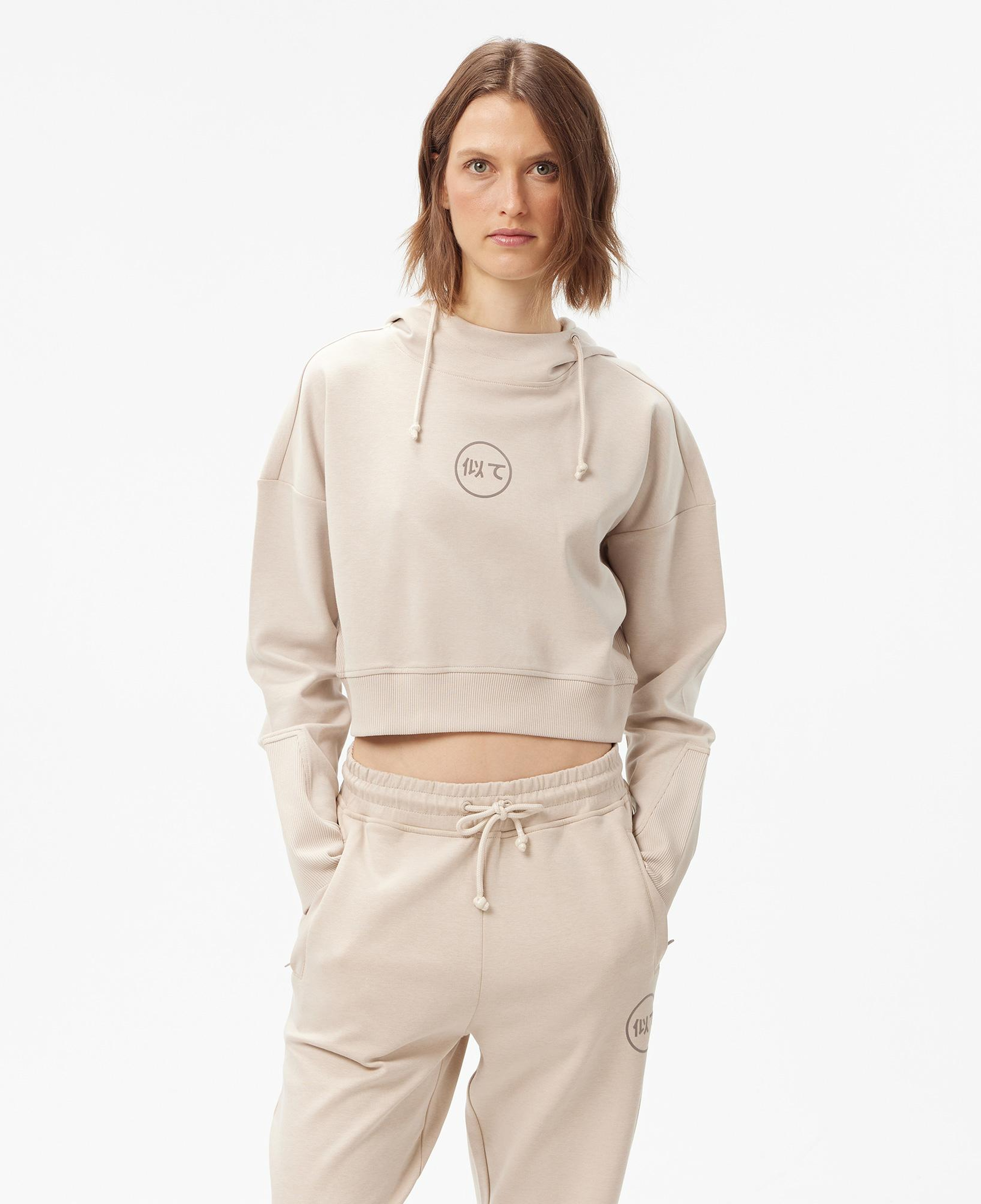 UNITED4 Classic Kadın Gri Hoodie