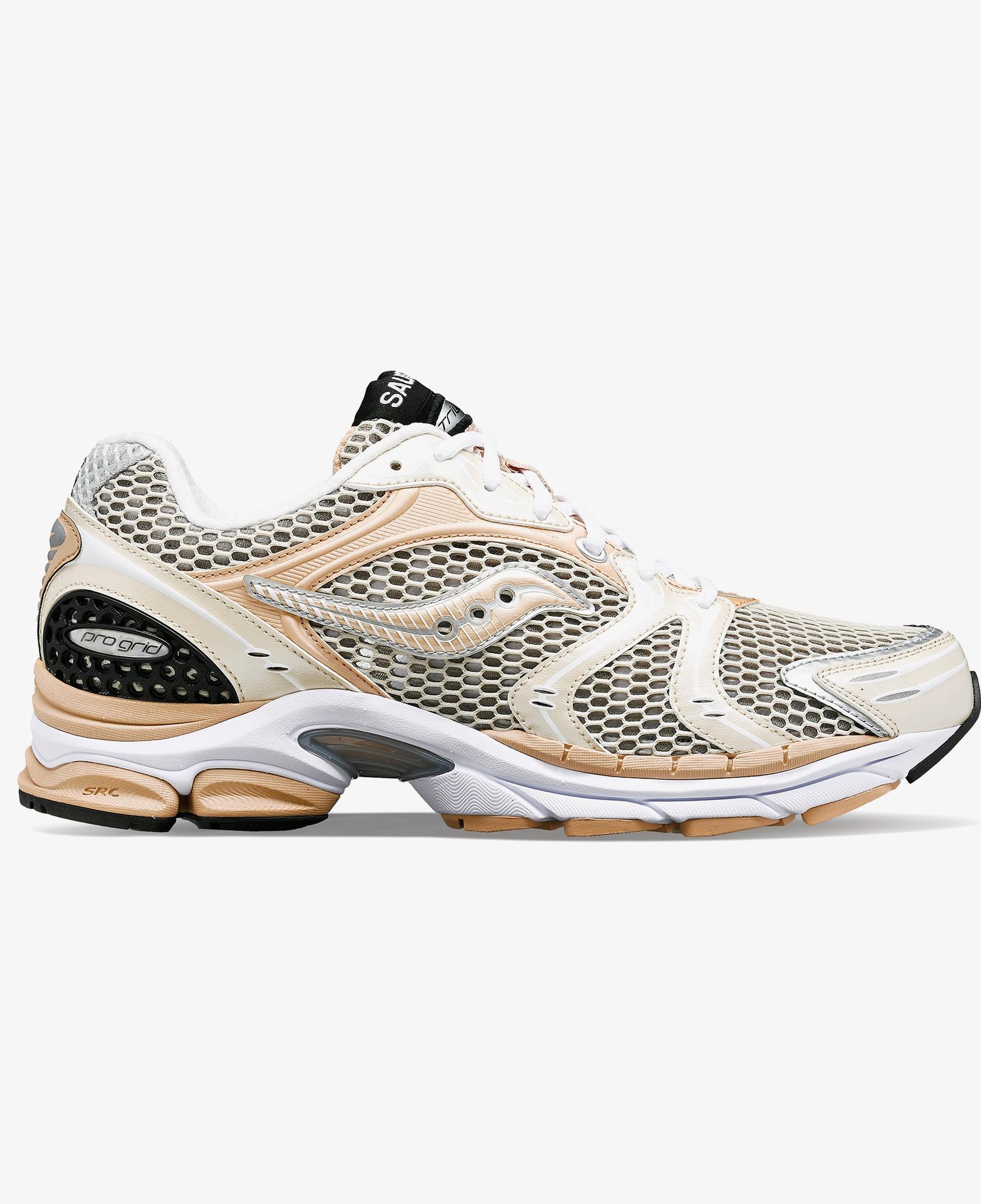 Saucony Progrid Triumph 4 Kadın Krem Spor Ayakkabı