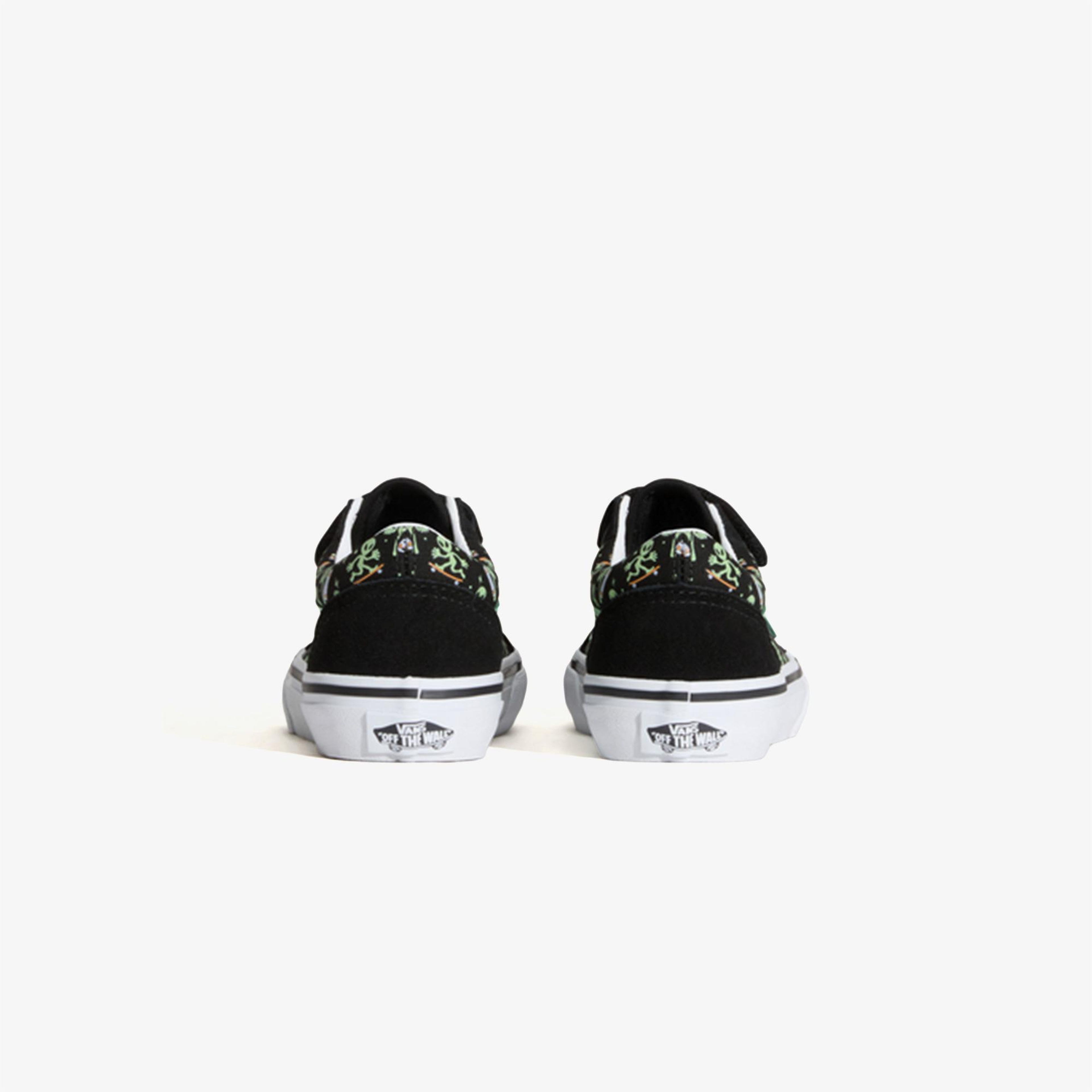 Vans Old Skool V Çocuk Siyah Sneaker