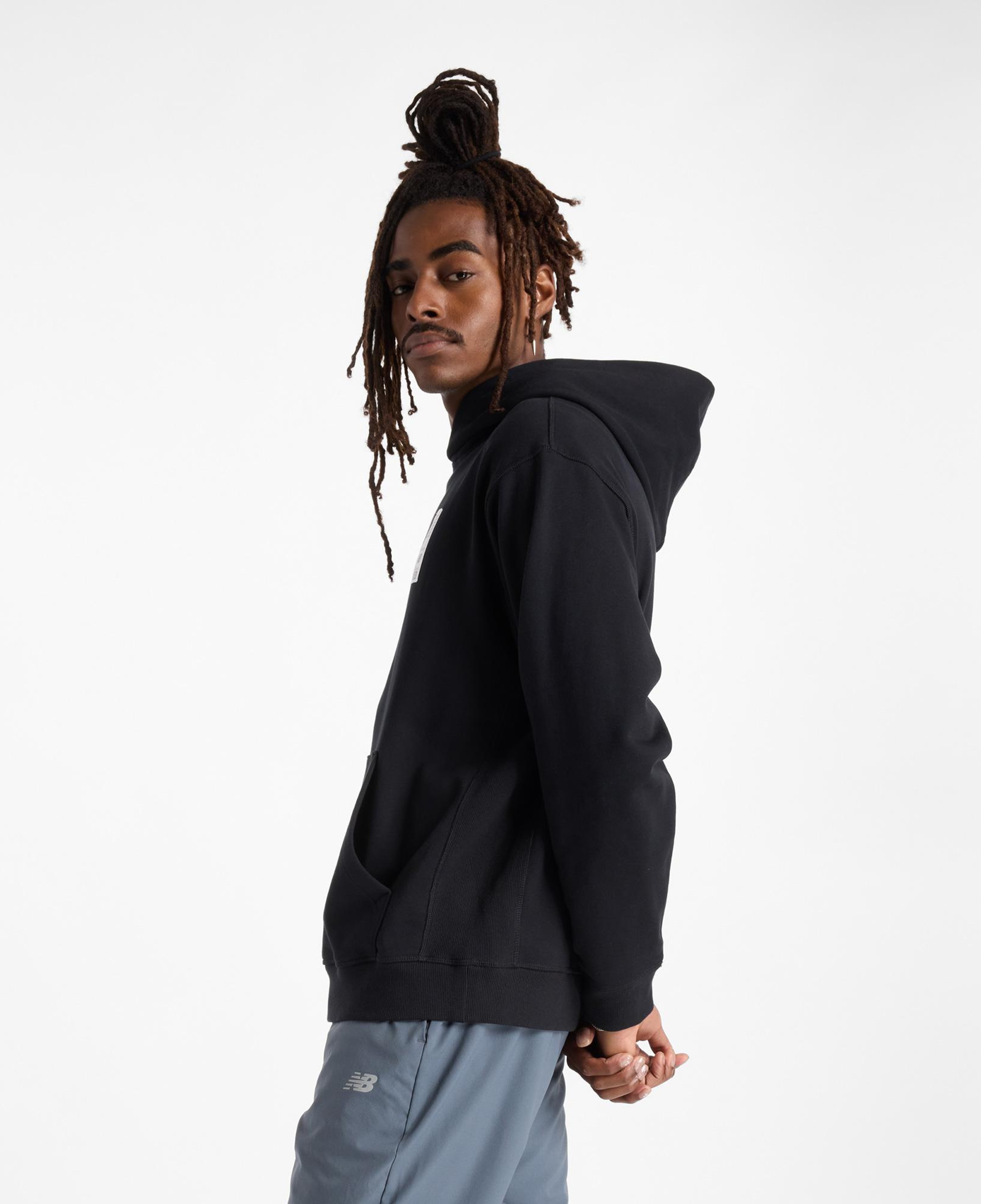 New Balance French Terry 574 Erkek Lacivert Hoodie