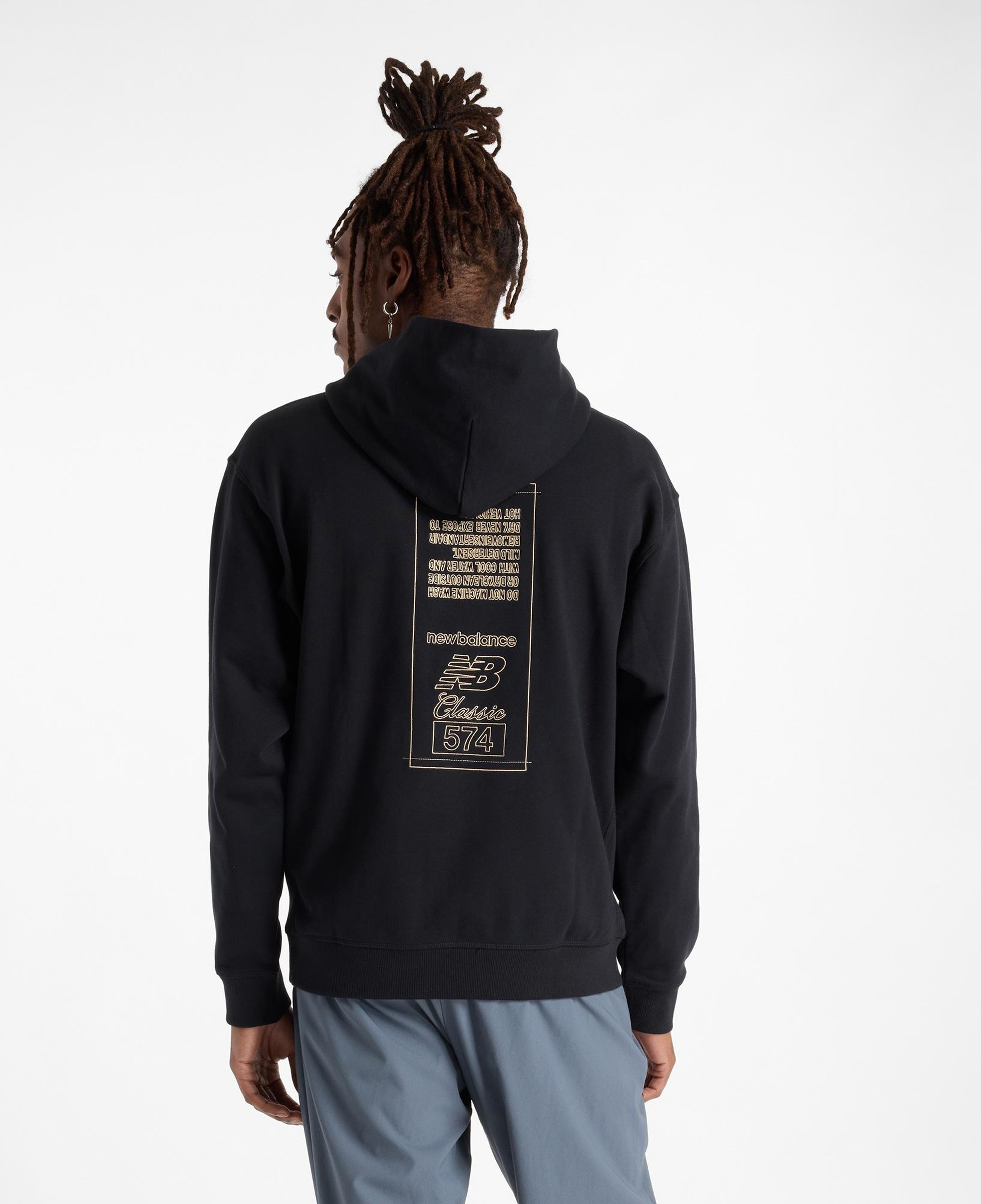 New Balance French Terry 574 Erkek Lacivert Hoodie