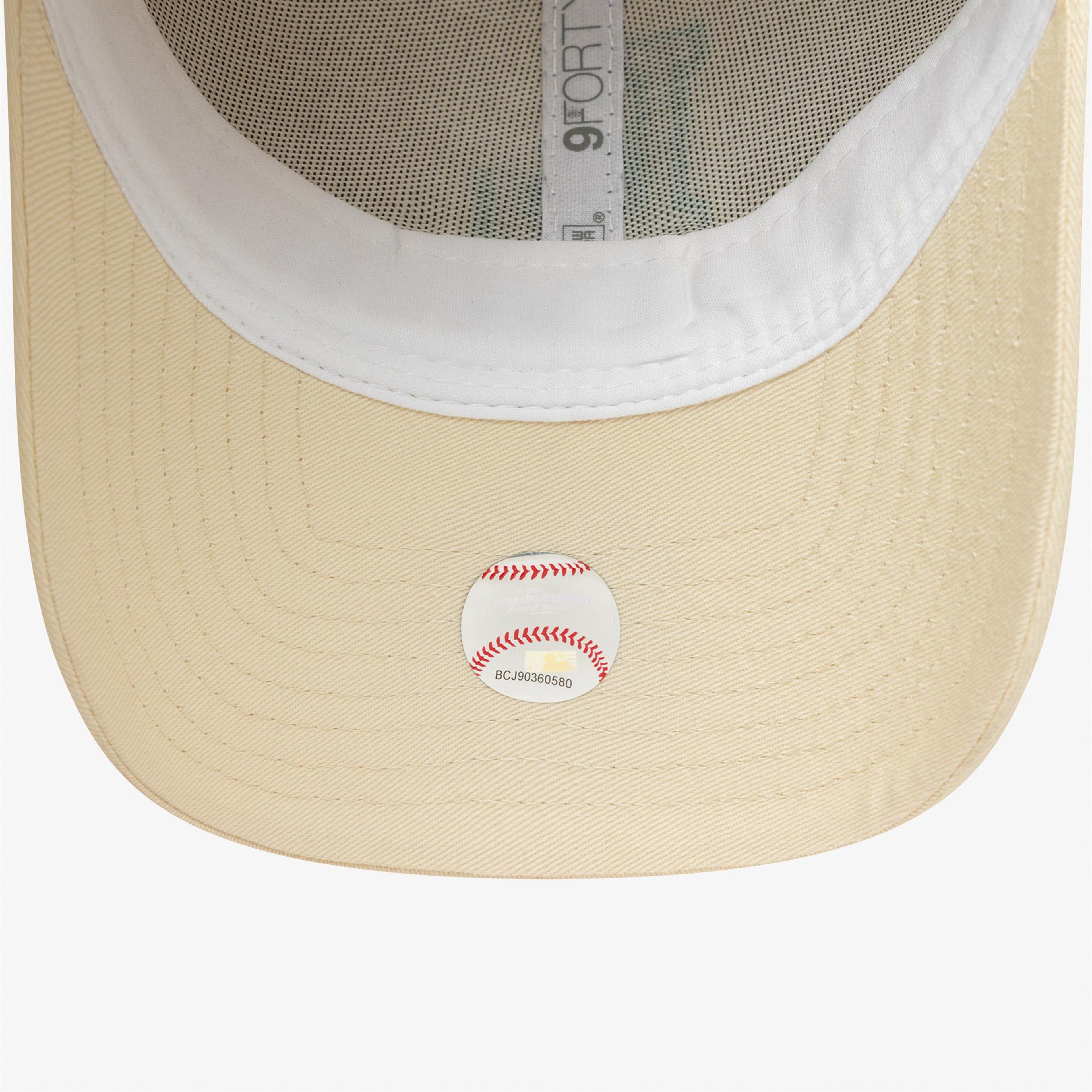 New Era Mlb Slide Patch LA Dodgers Unisex Krem Şapka