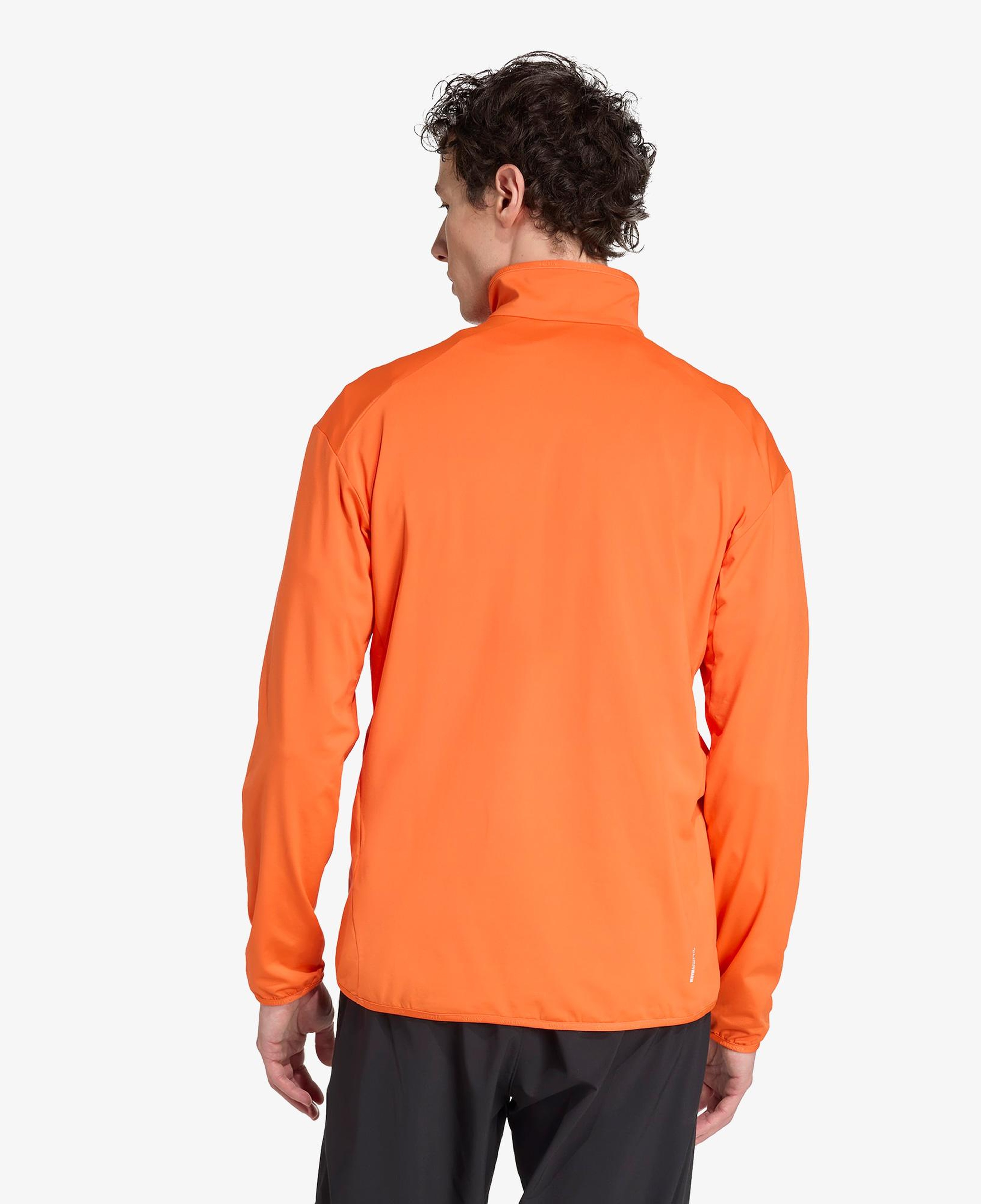 adidas Terrex Multi Climawarm Half Zip Tech Üst Erkek Turuncu Yürüyüş Polar