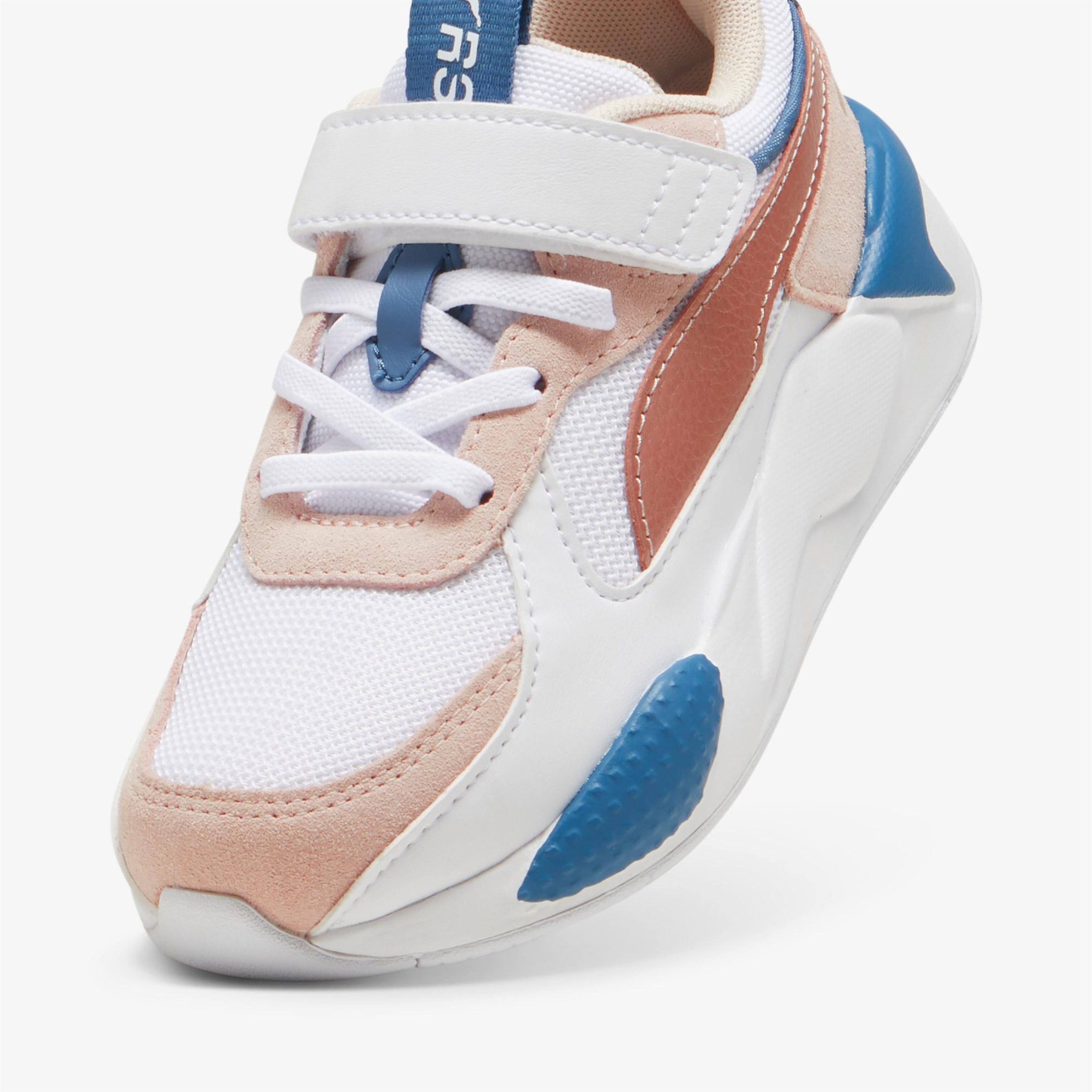 Puma Rs-X Metallic Ac+ Ps Çocuk Beyaz/Pembe Spor Ayakkabı