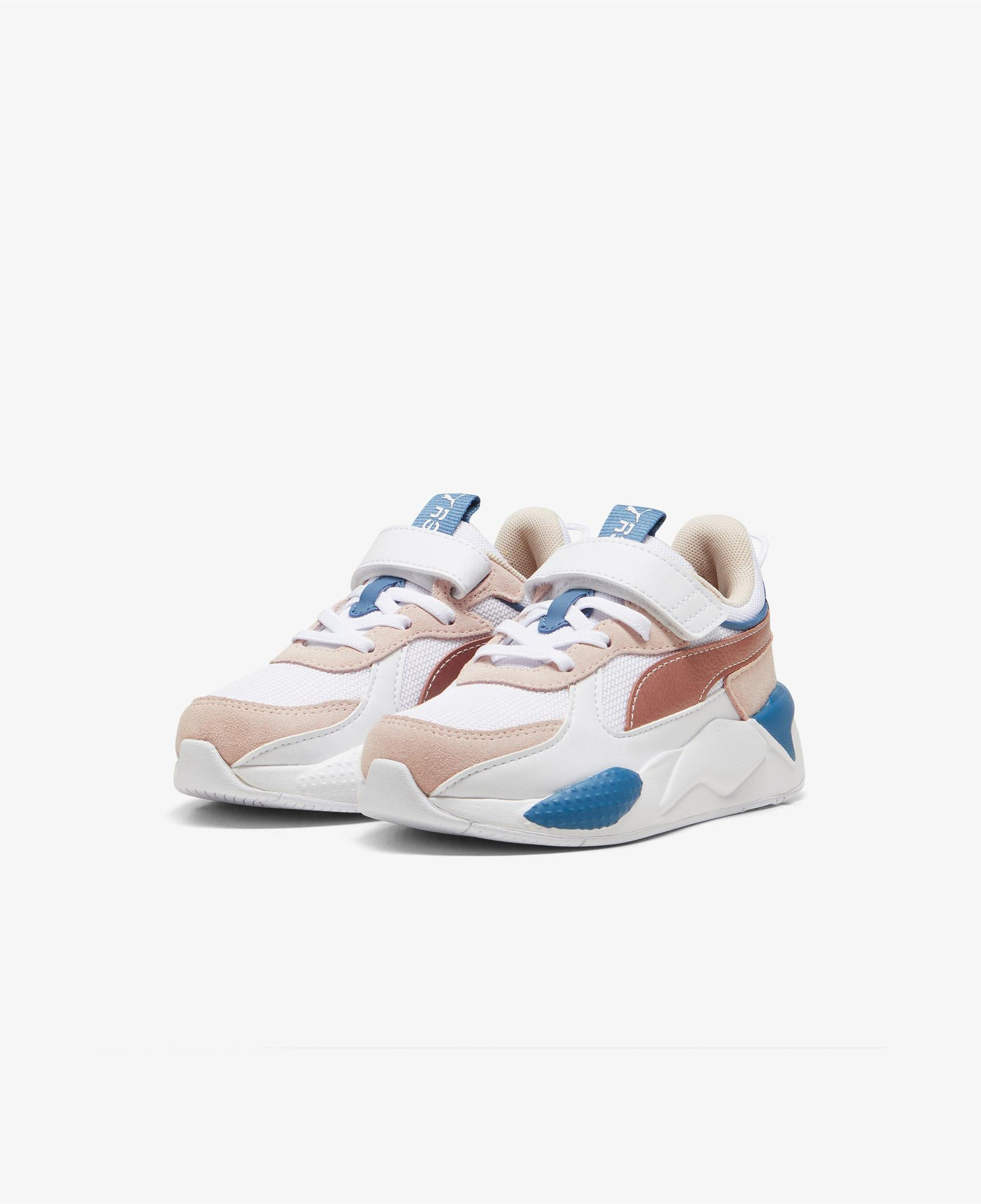 Puma Rs-X Metallic Ac+ Ps Çocuk Beyaz/Pembe Spor Ayakkabı