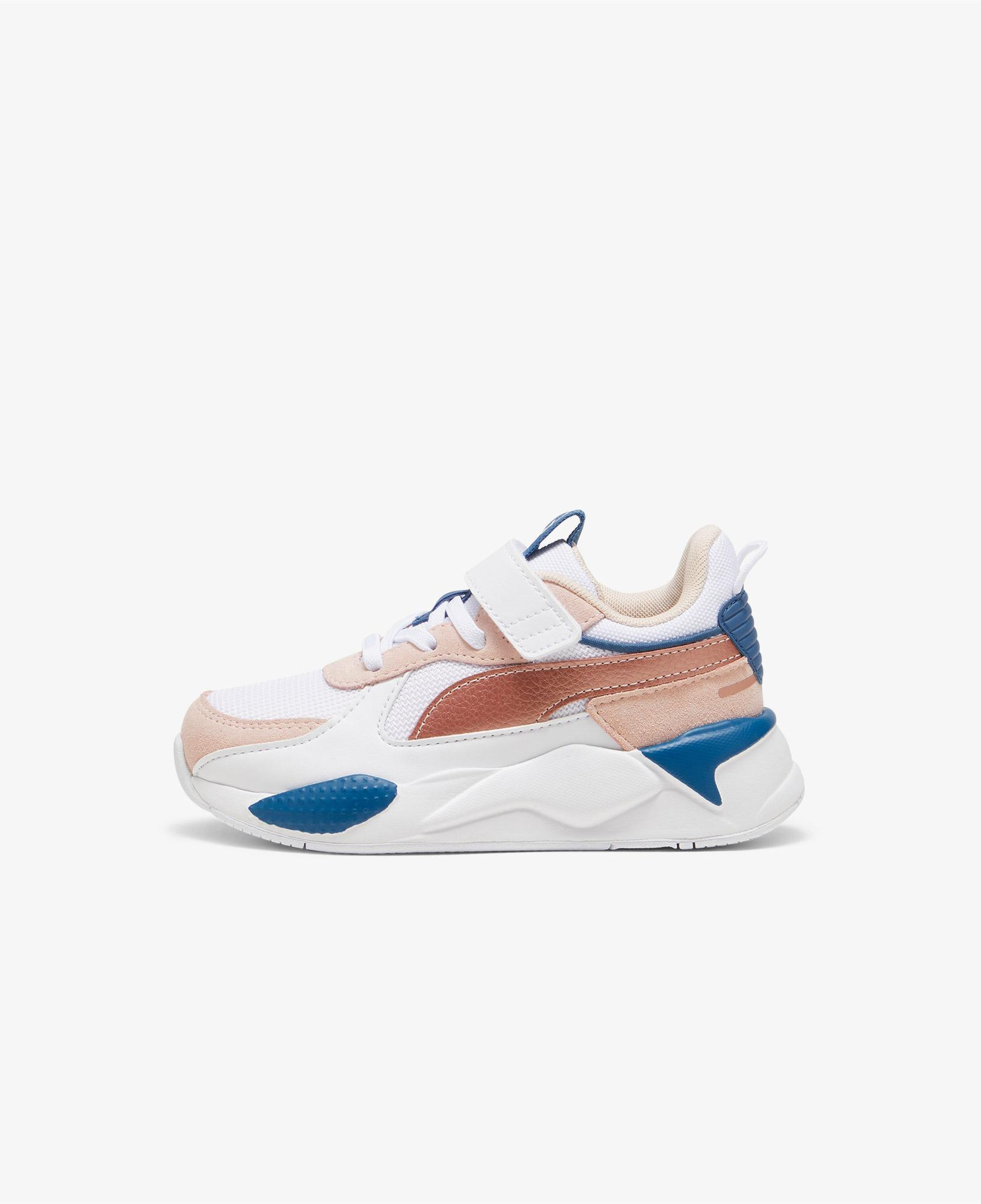 Puma Rs-X Metallic Ac+ Ps Çocuk Beyaz/Pembe Spor Ayakkabı