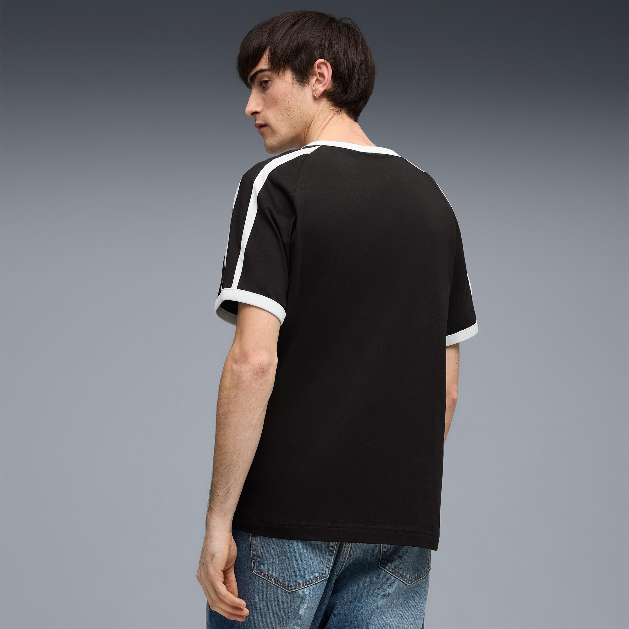 Puma T7 Ringer  Erkek Siyah T-Shirt