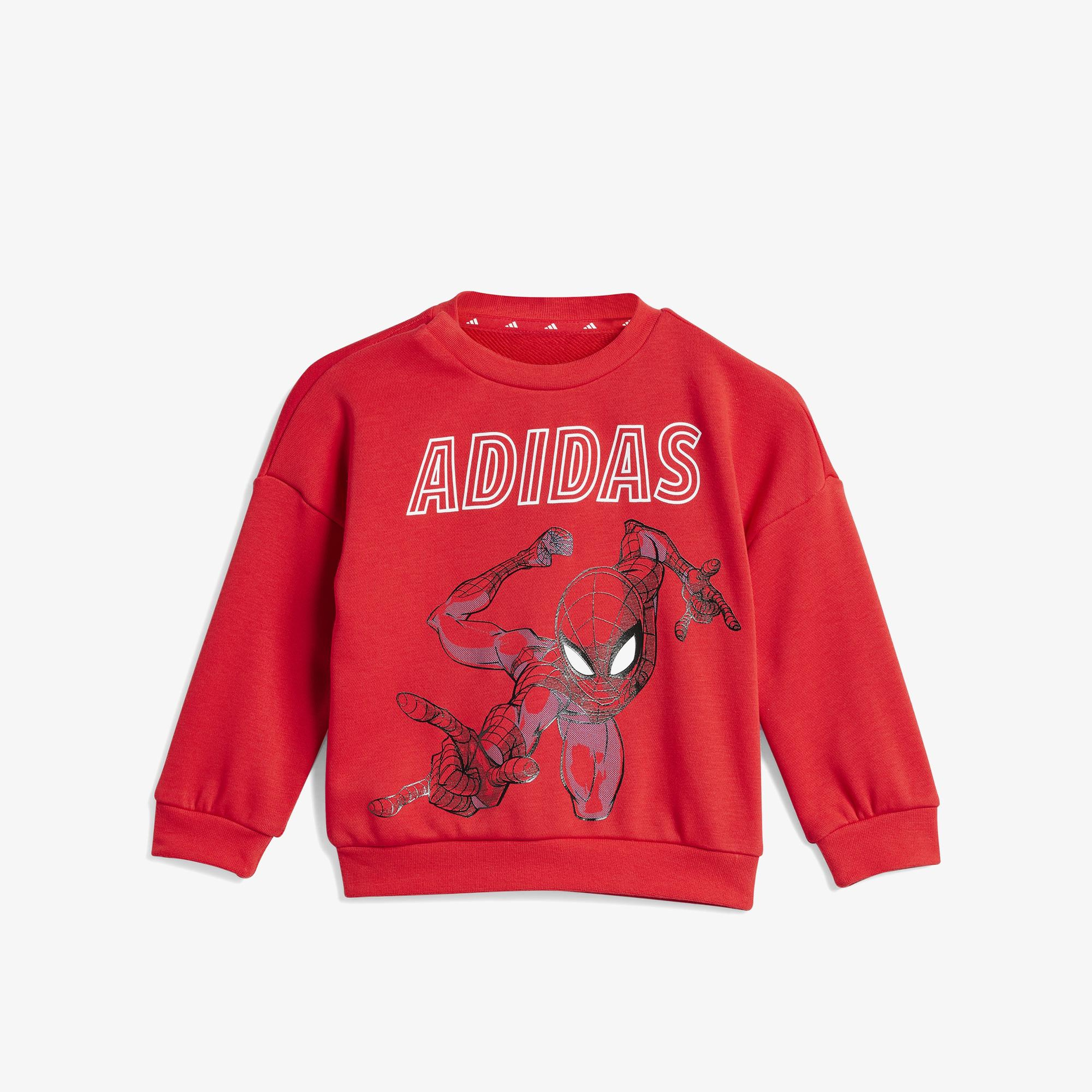 adidas X Marvel Spiderman Bebek Siyah/Kırmızı Eşofman Takımı