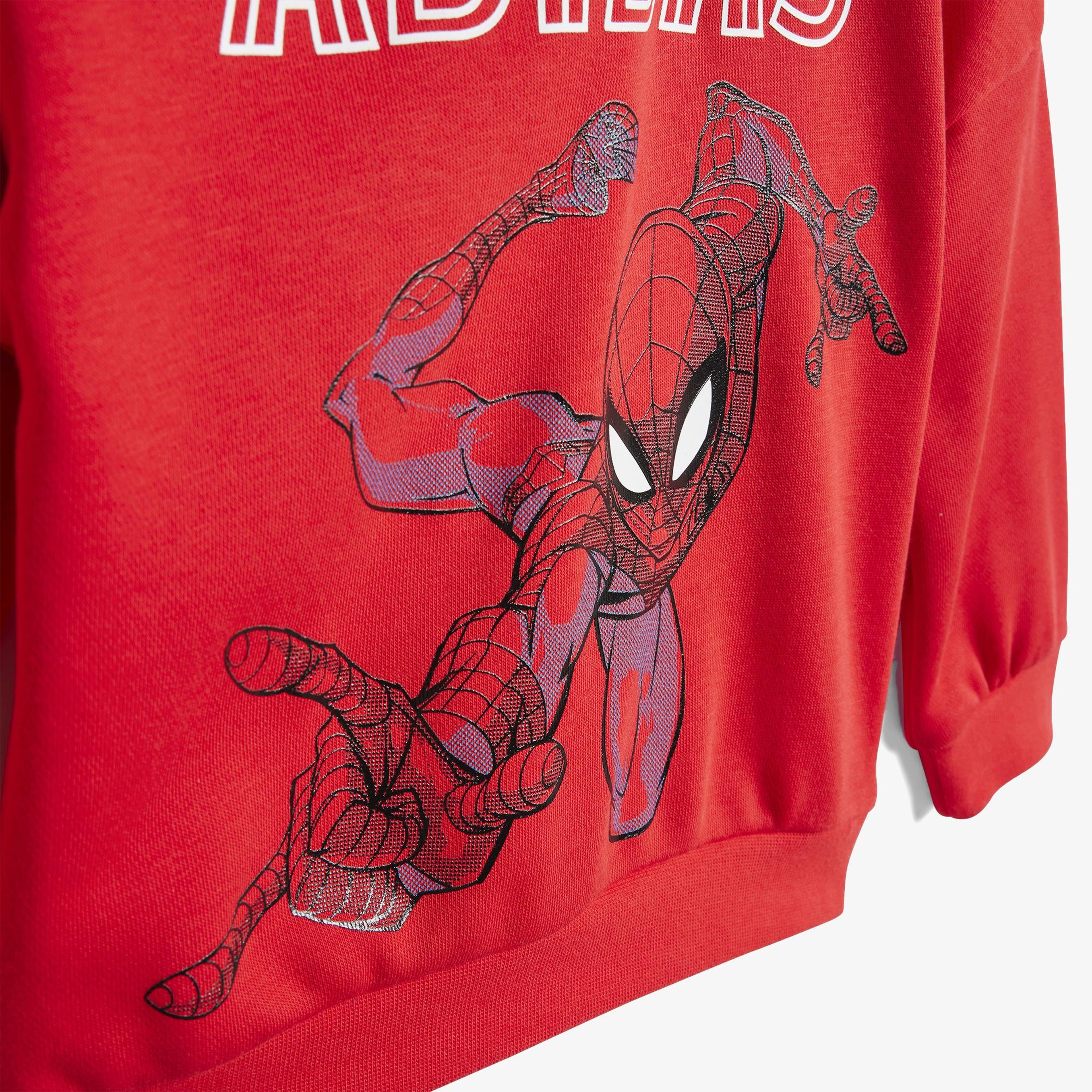 adidas X Marvel Spiderman Bebek Siyah/Kırmızı Eşofman Takımı