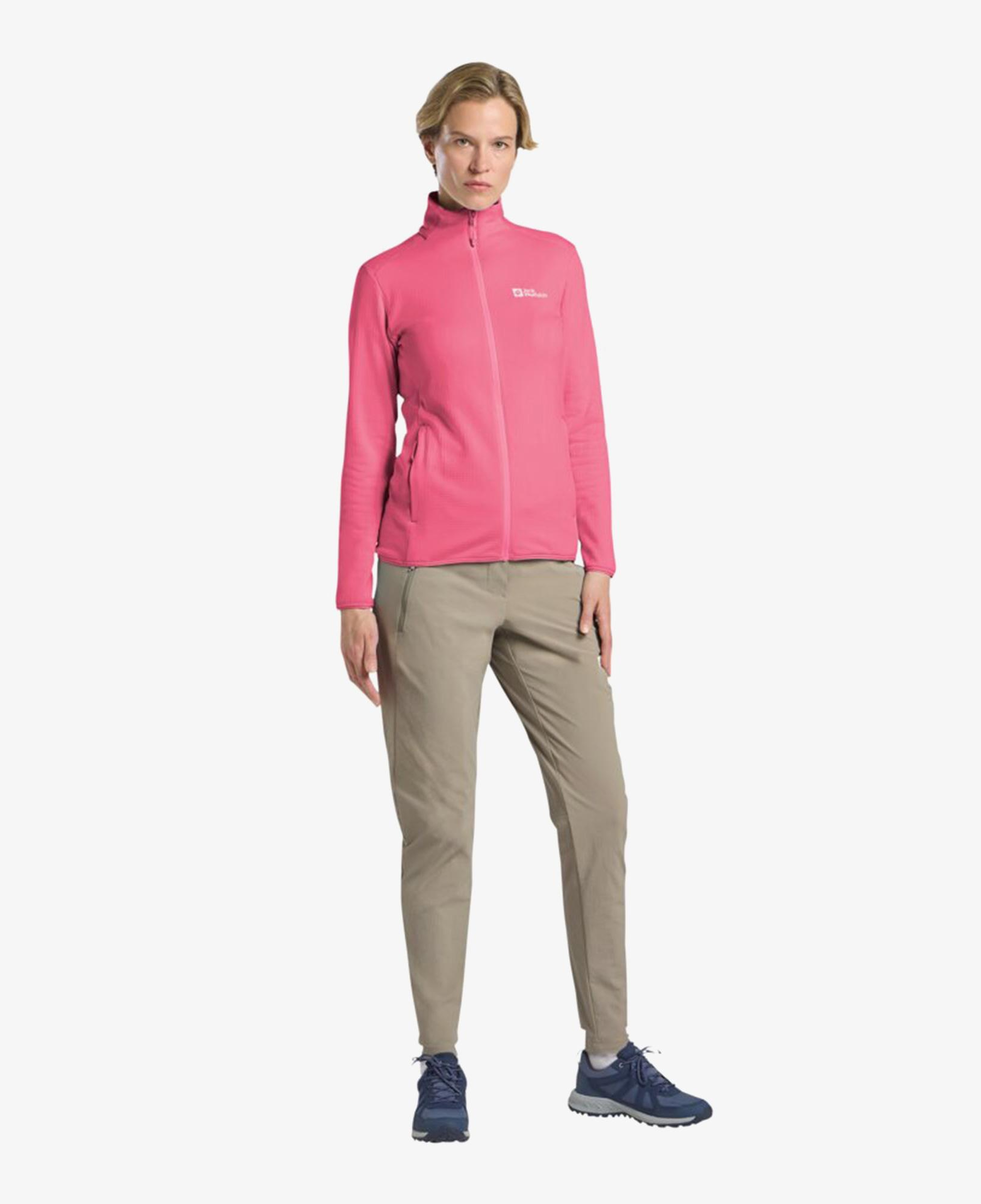 Jack Wolfskin Kolbenberg Full Zipped Kadın Pembe Ceket