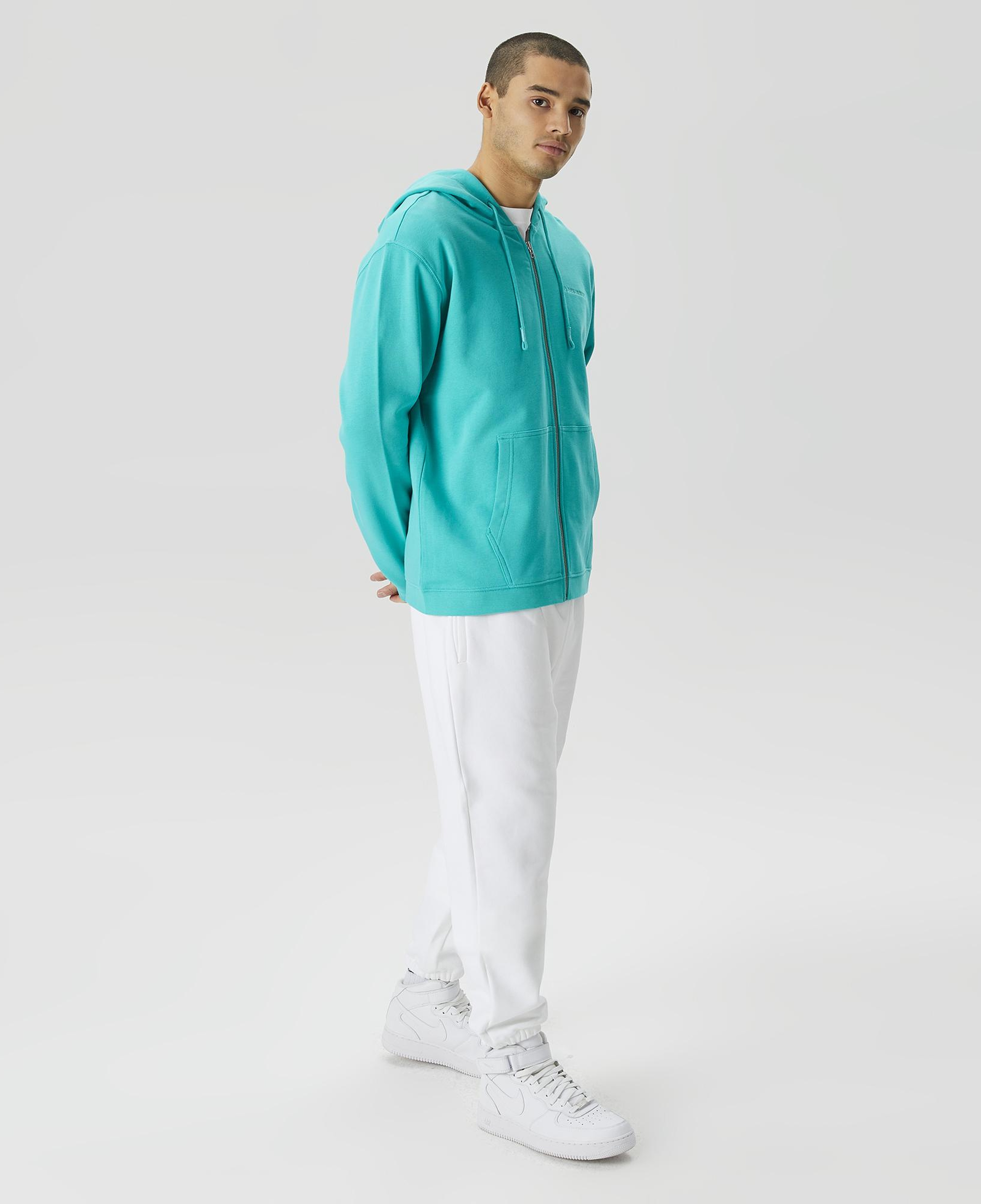 Les Benjamins Essential Erkek Yeşil Hoodie