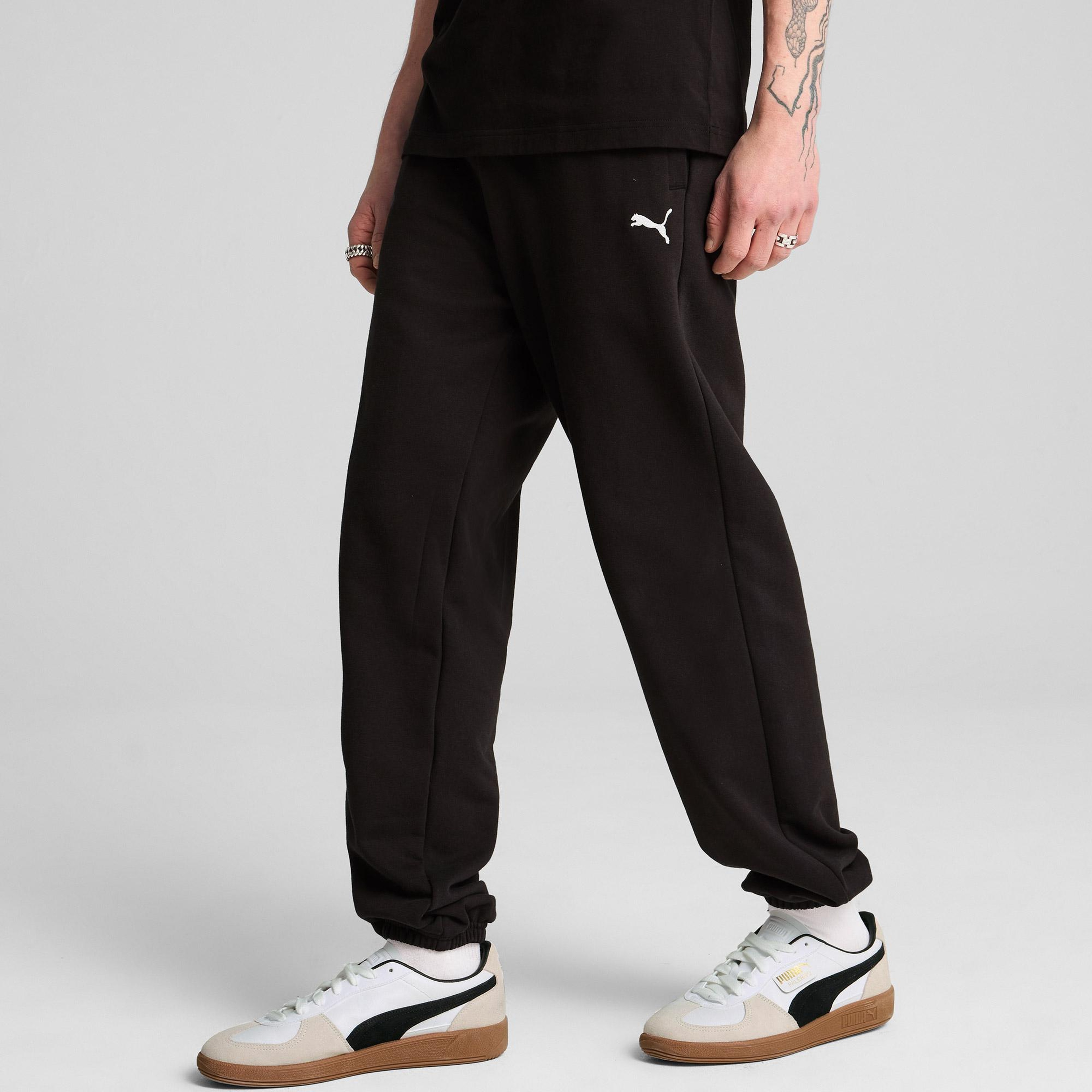 Puma Wardrobe Ess Erkek Siyah Eşofman Altı