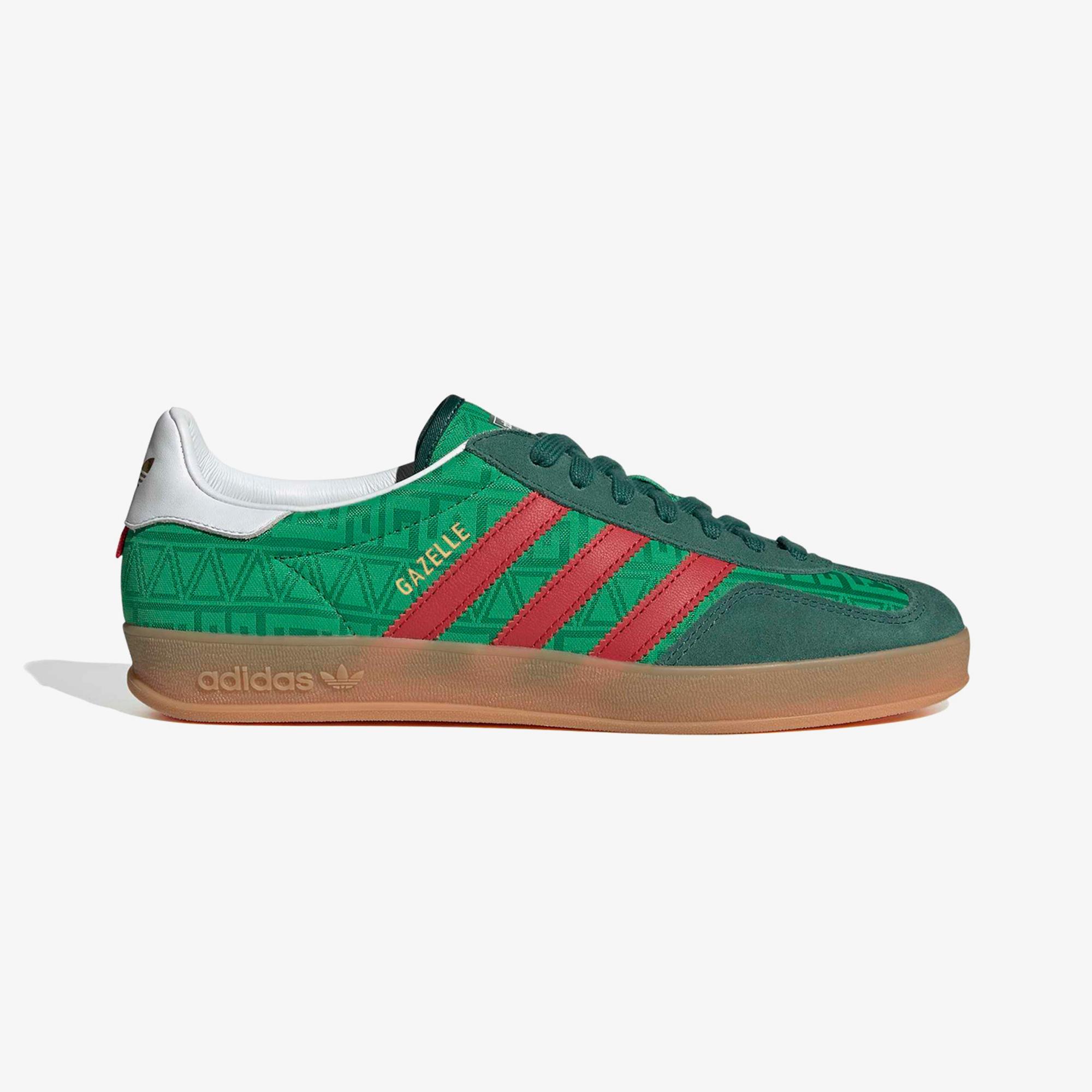 adidas Gazelle Indoor Kadın Yeşil Spor Ayakkabı