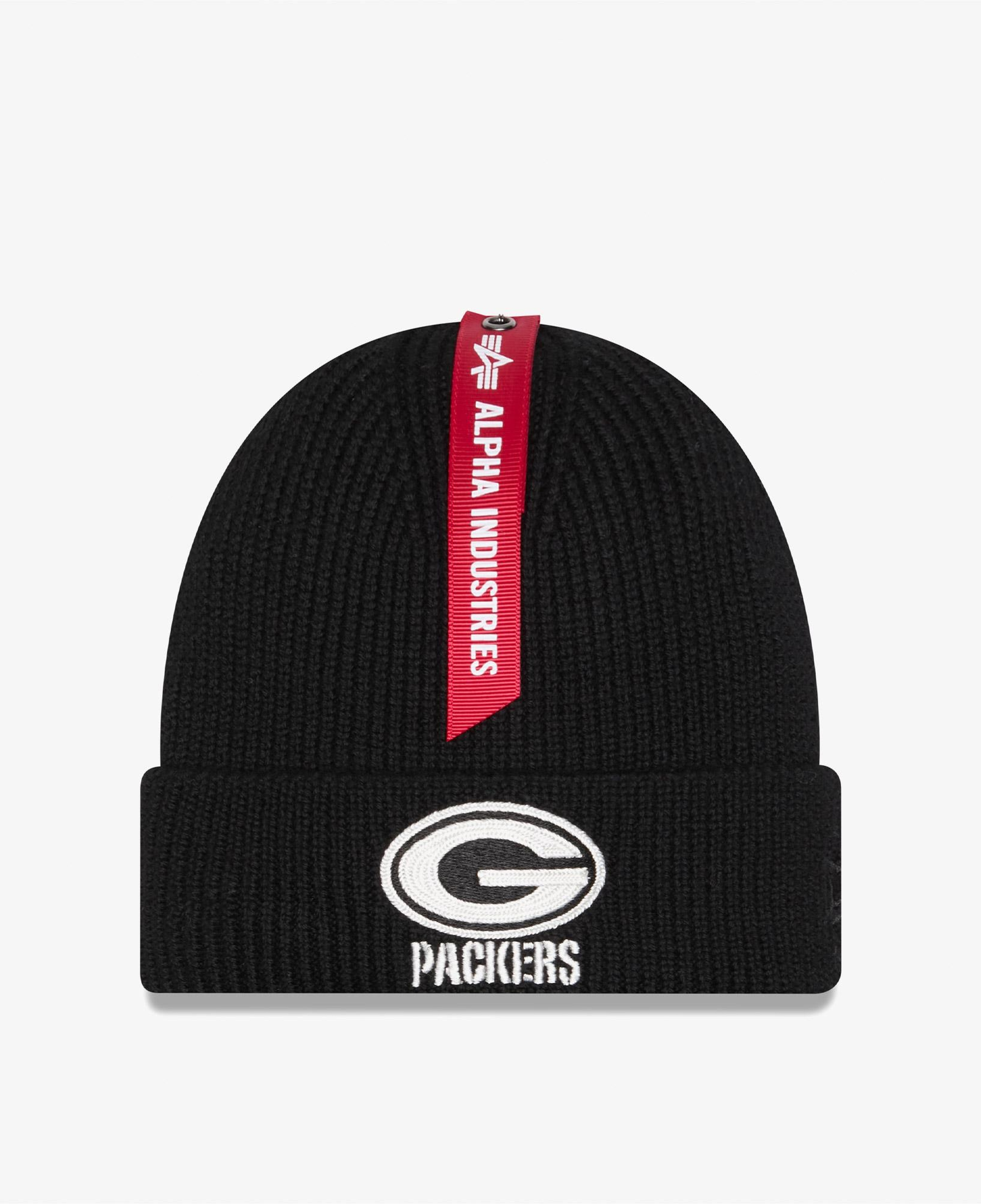 Alpha Industries x New Era Green Bay Packers Short Cuff Unisex Siyah Bere