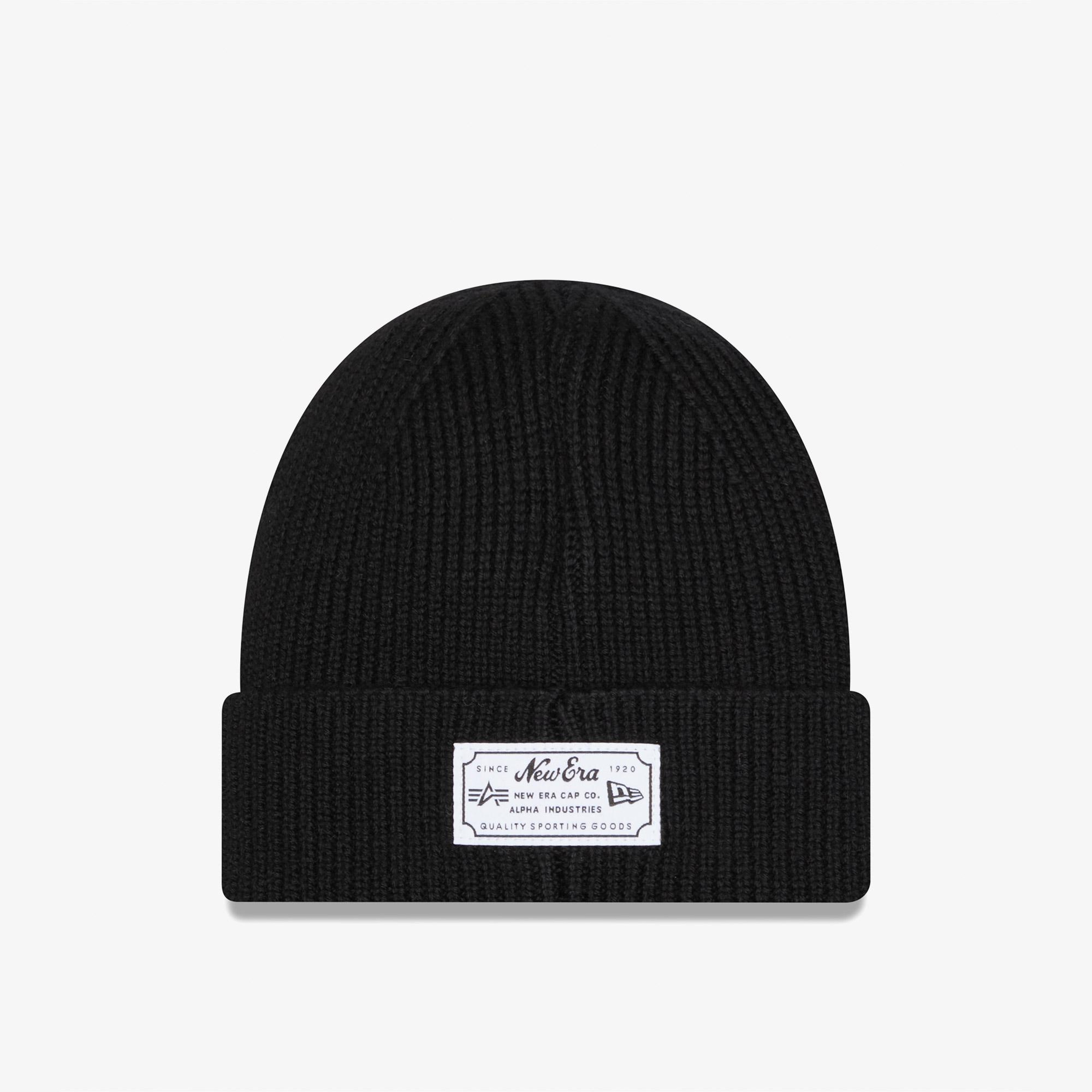 Alpha Industries x New Era Green Bay Packers Short Cuff Unisex Siyah Bere