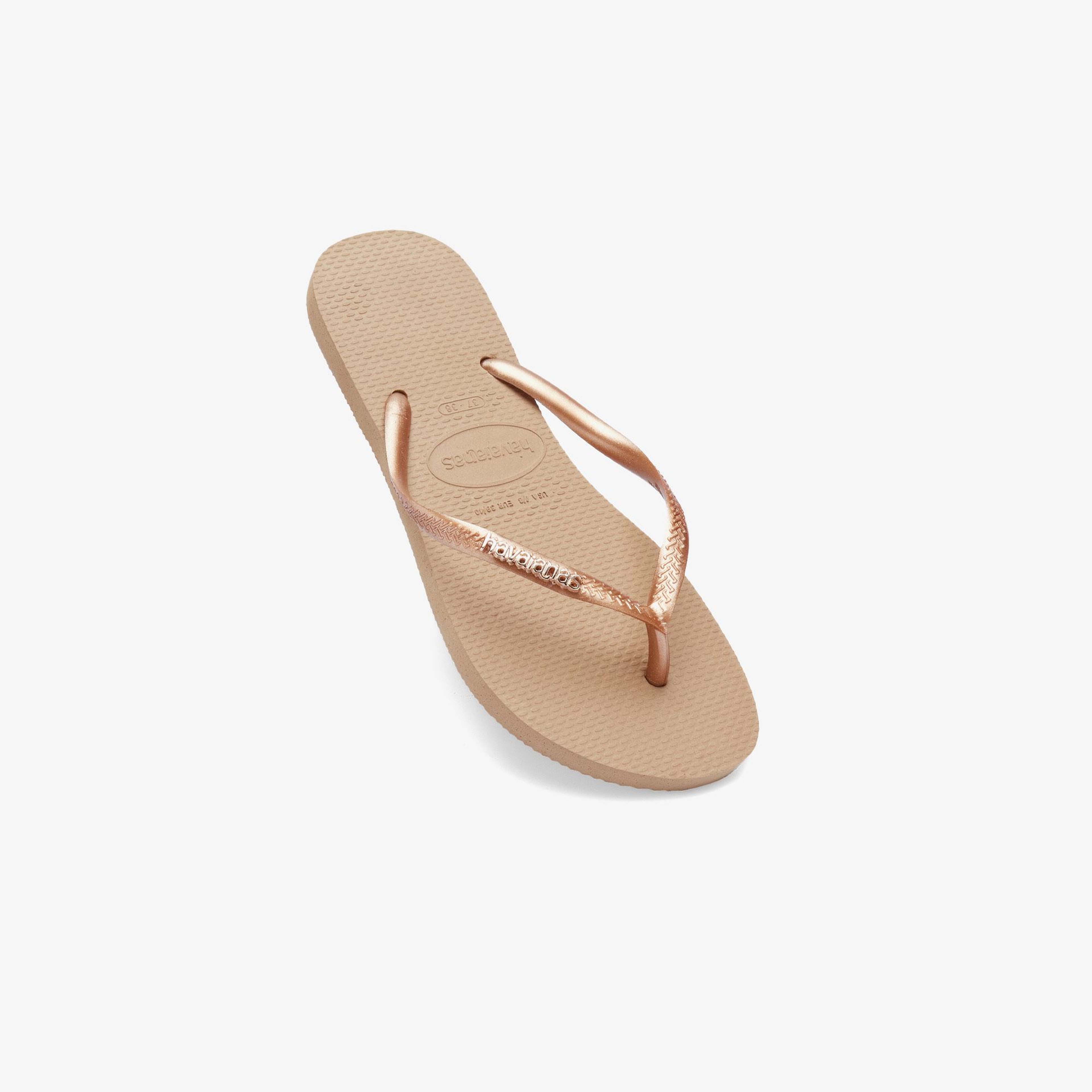 Havaianas Slim Logo Kadın Pembe Terlik