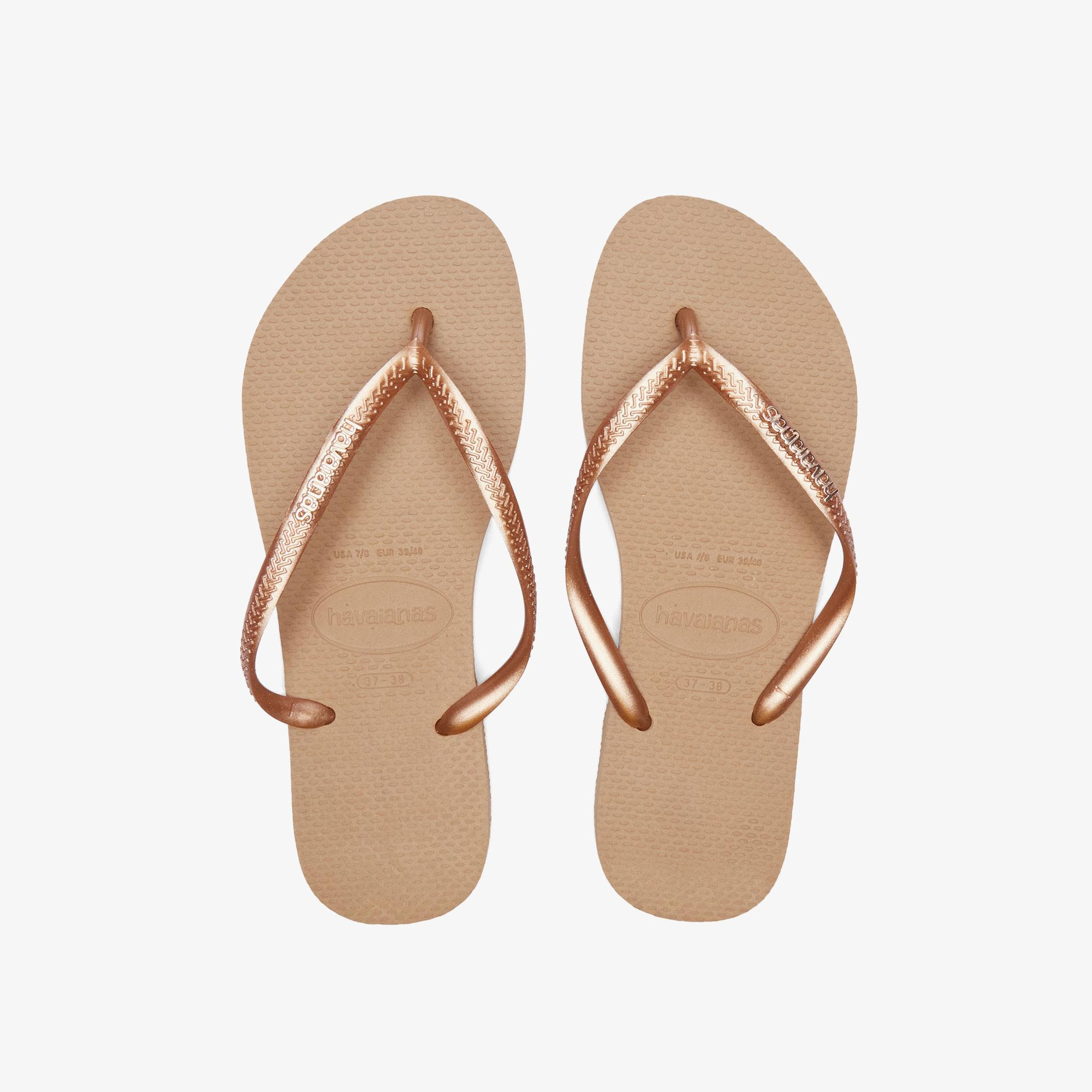 Havaianas Slim Logo Kadın Pembe Terlik