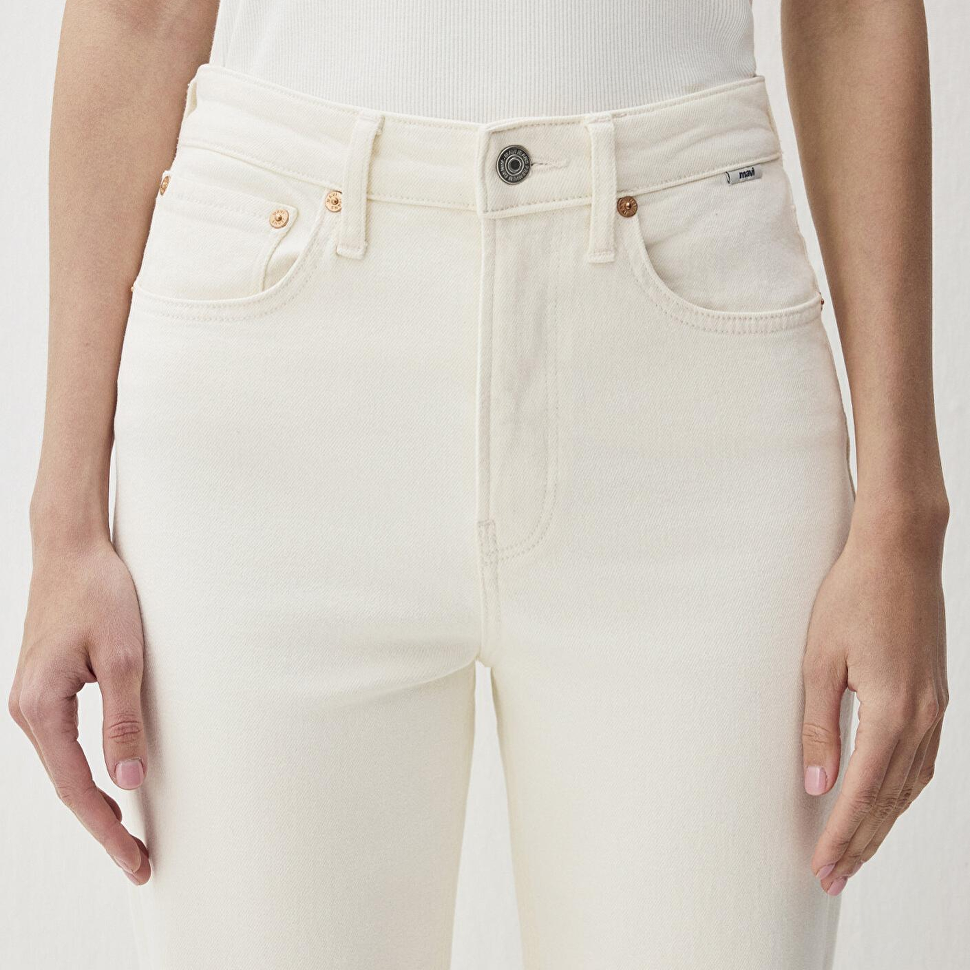 Mavi Sky Classic Denim Ekru Jean Pantolon 1010627-88689