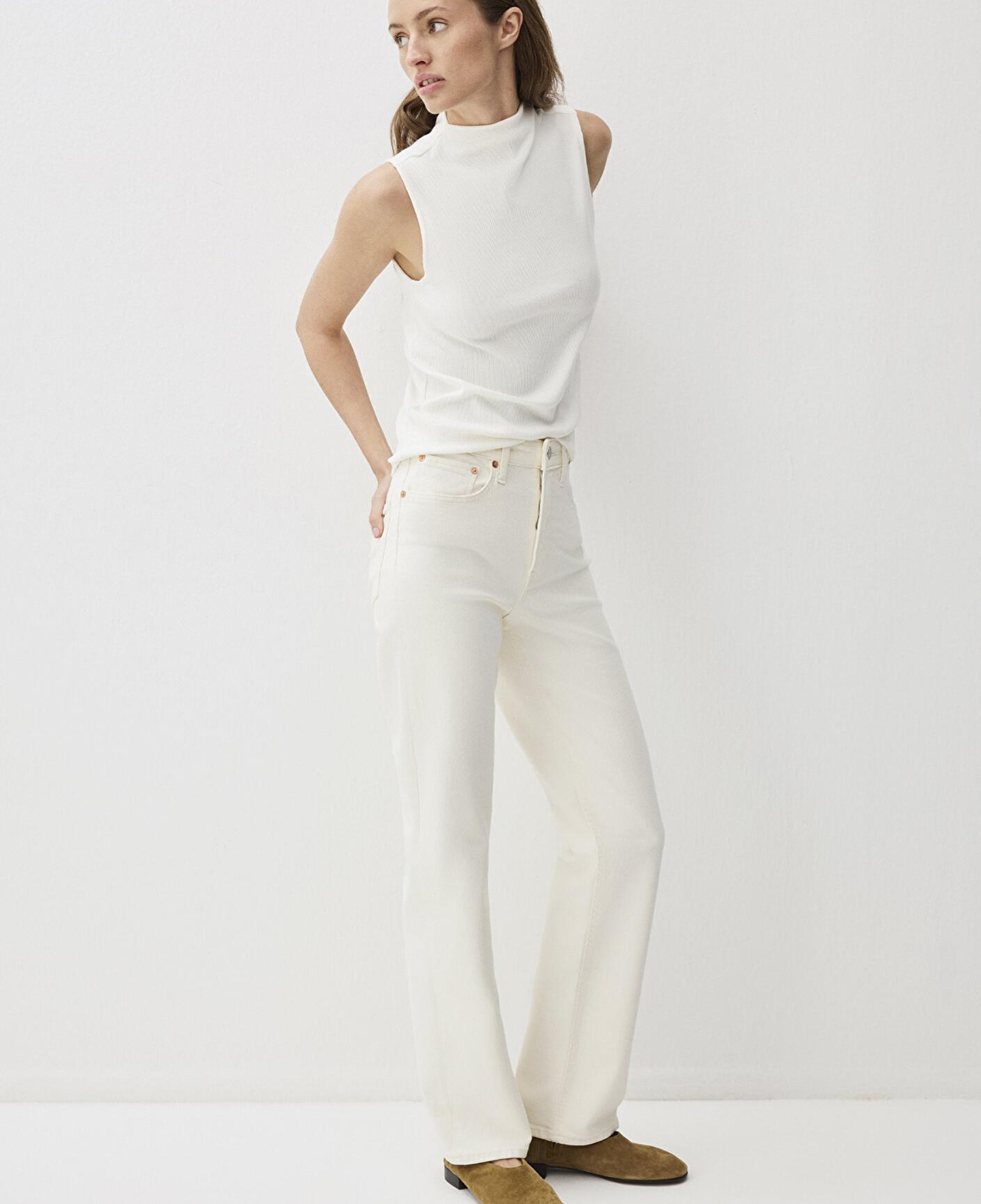 Mavi Sky Classic Denim Ekru Jean Pantolon 1010627-88689