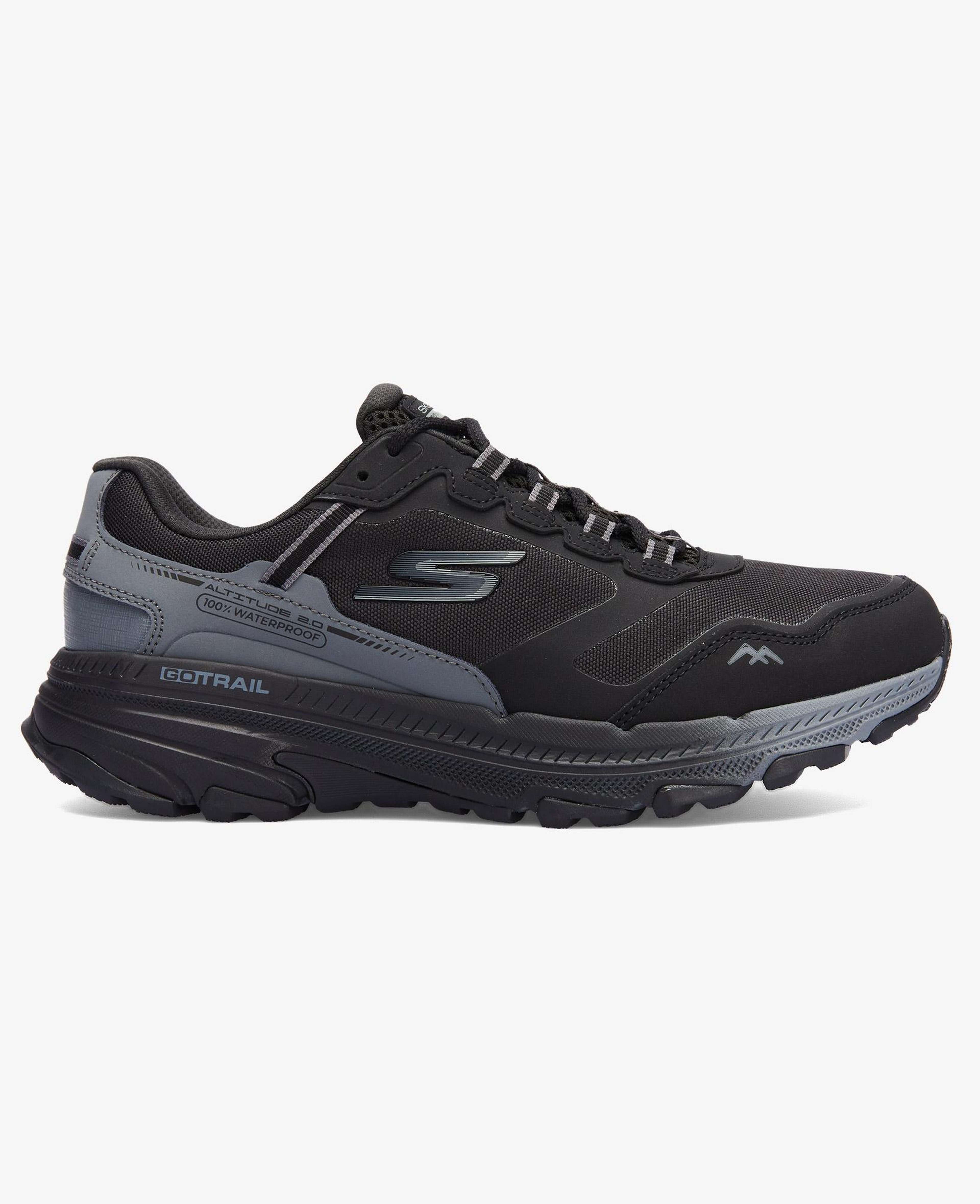 Skechers Go Run Trail Altitude 2.0 Pine Ridge Kadın Siyah Outdoor Koşu Ayakkabısı