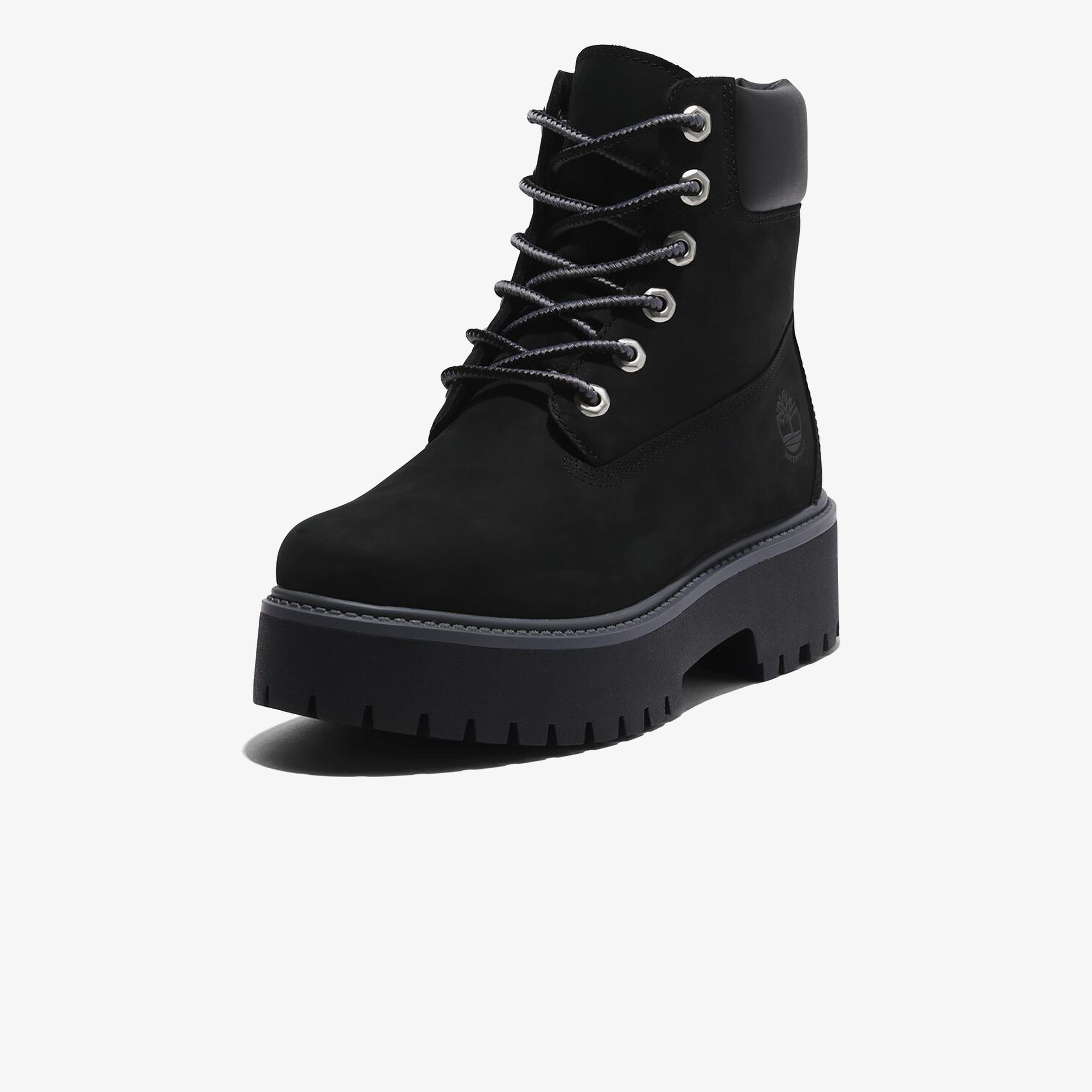 Timberland Stone Street 6 Inch Lace Up Kadın Siyah Bot
