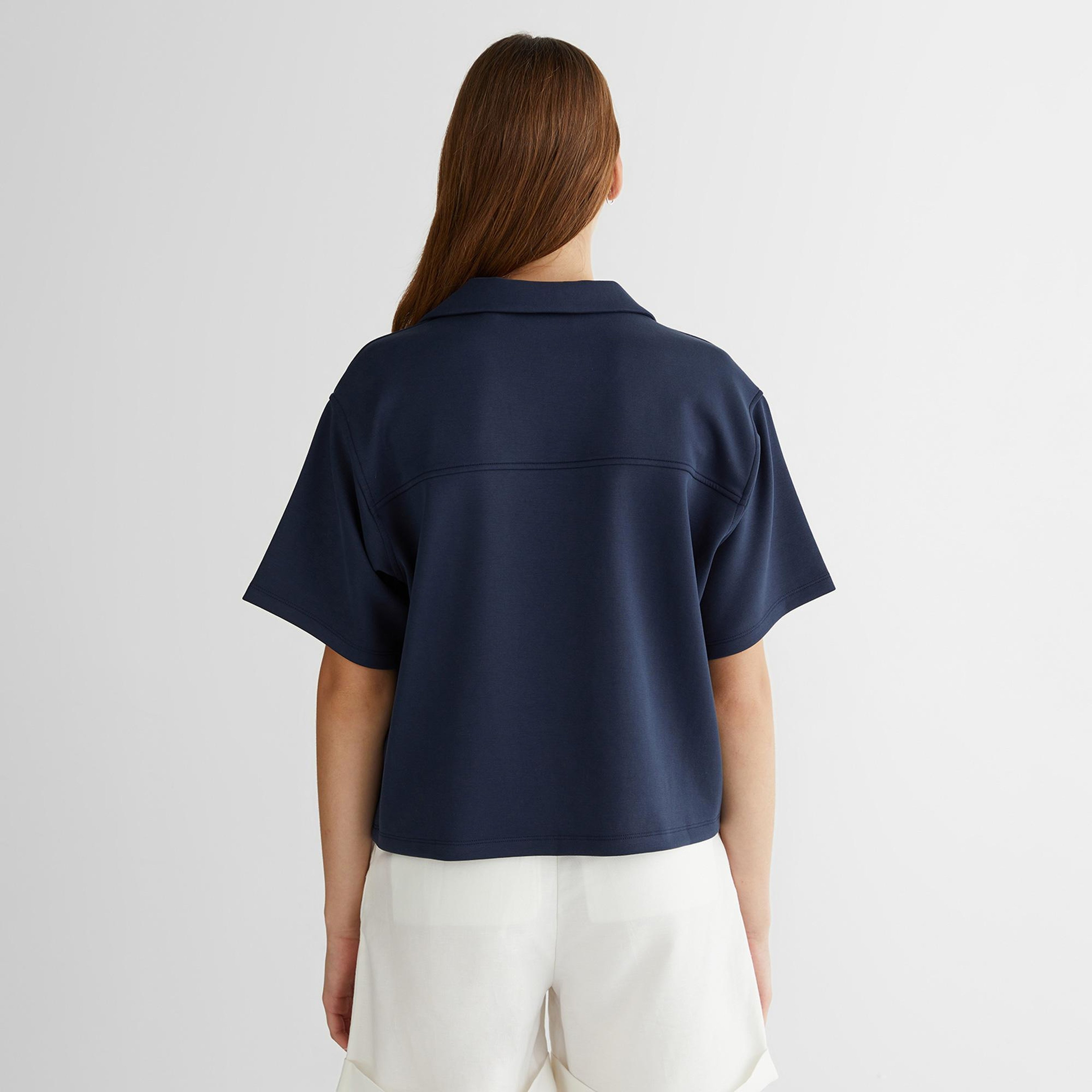 GANT Kadın Lacivert Logolu Polo