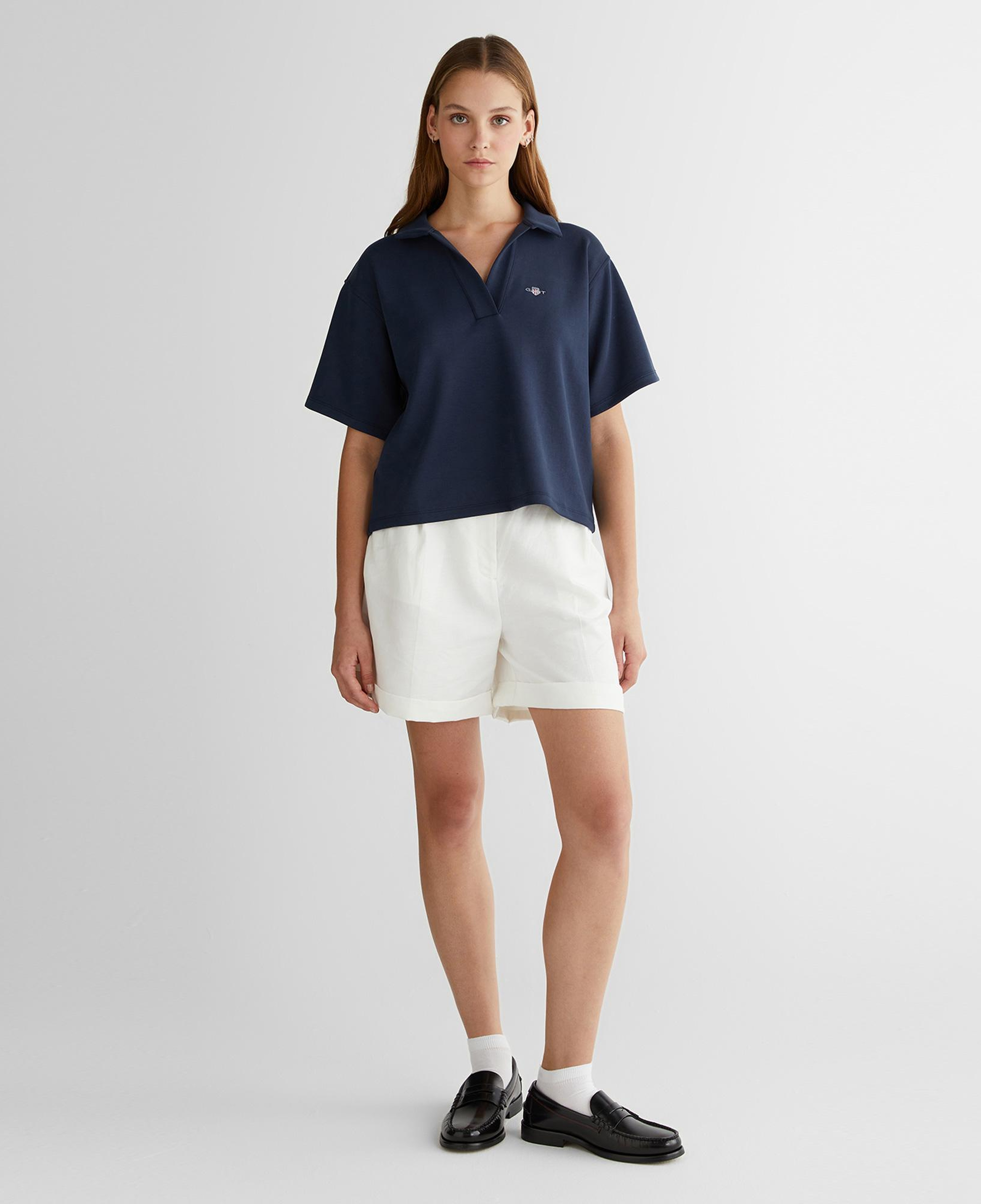 GANT Kadın Lacivert Logolu Polo