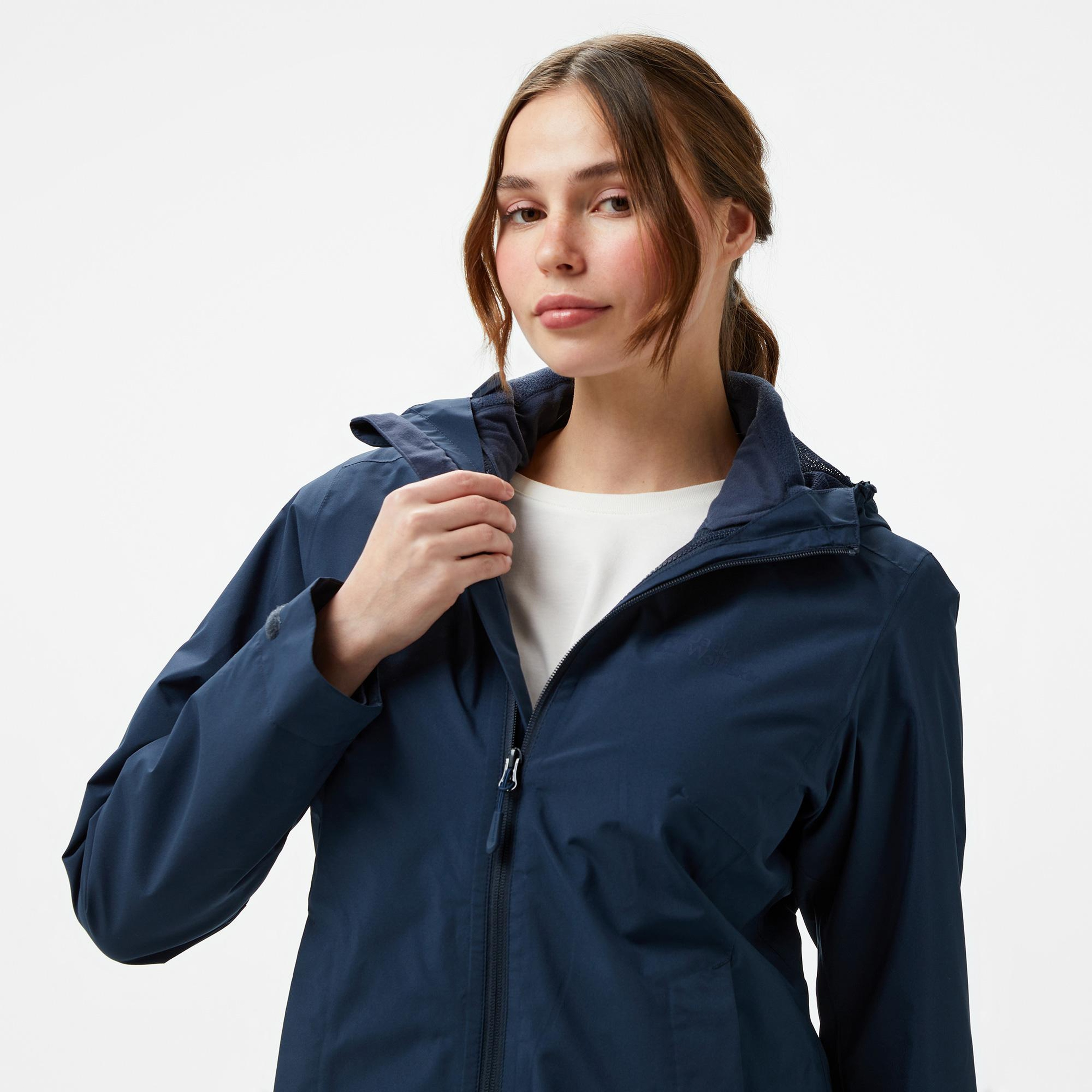 Jack Wolfskin Moonrise 3in1 Kadın Lacivert Outdoor Ceket