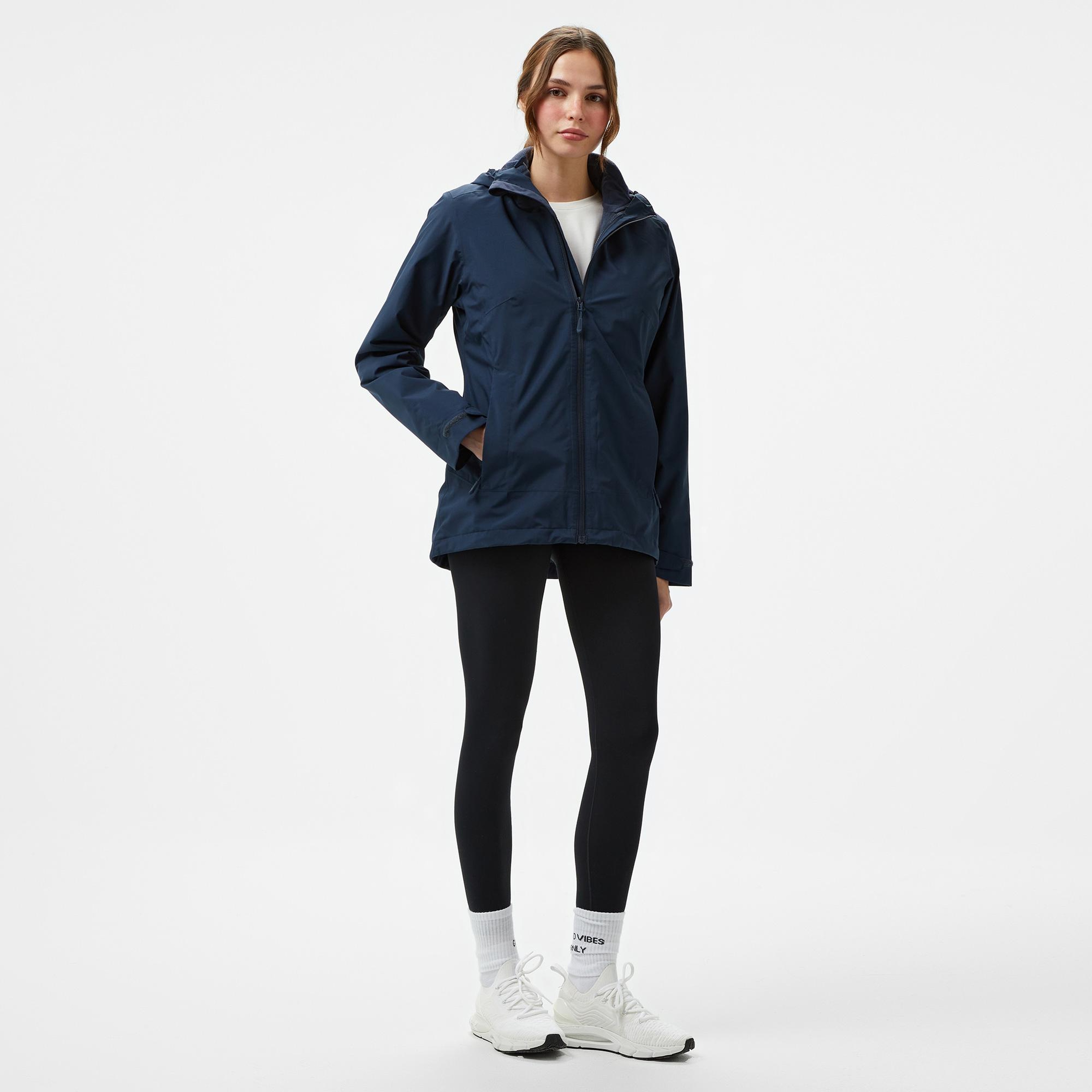 Jack Wolfskin Moonrise 3in1 Kadın Lacivert Outdoor Ceket