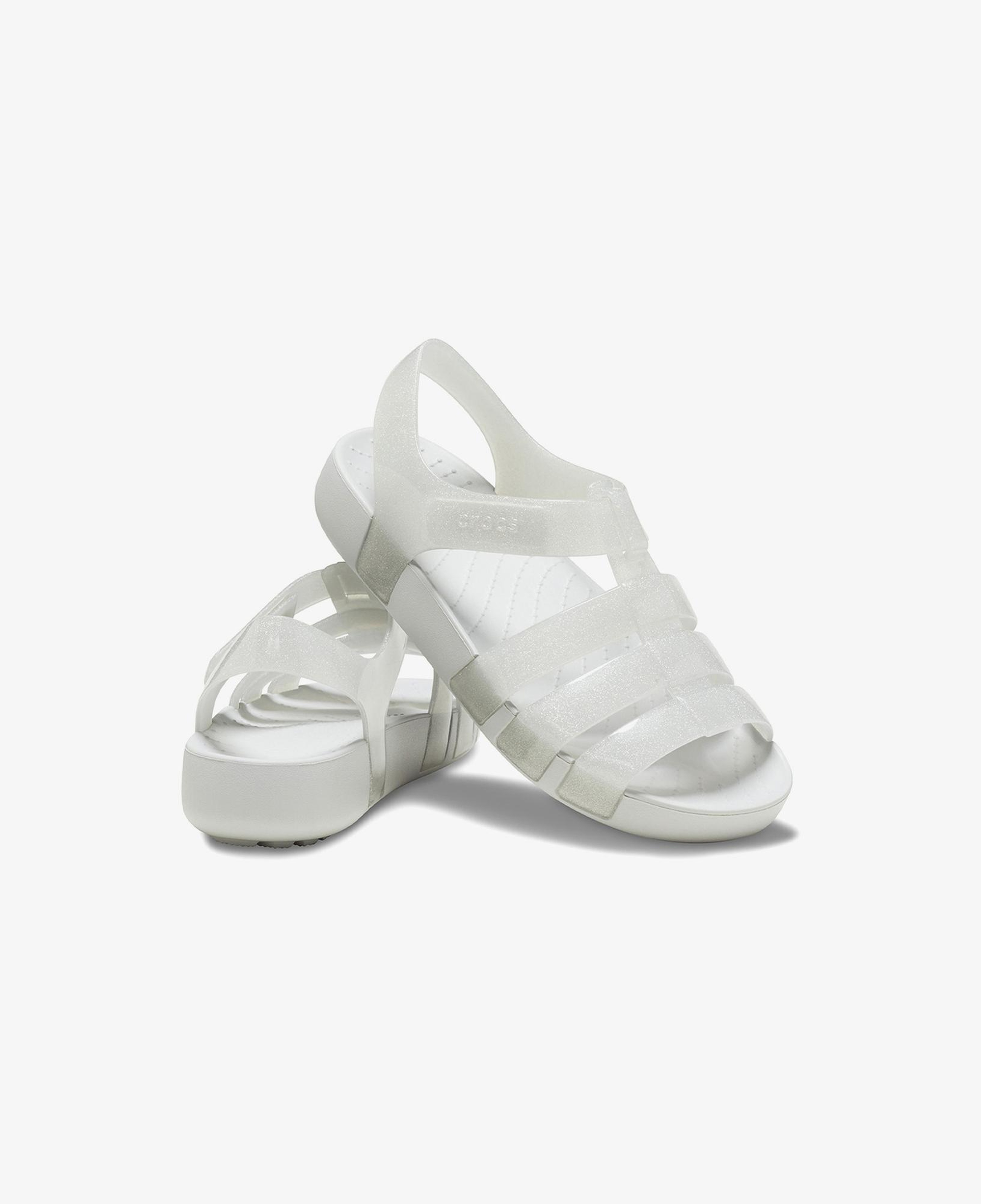 Crocs Isabella Glitter K Çocuk Gri Sandalet