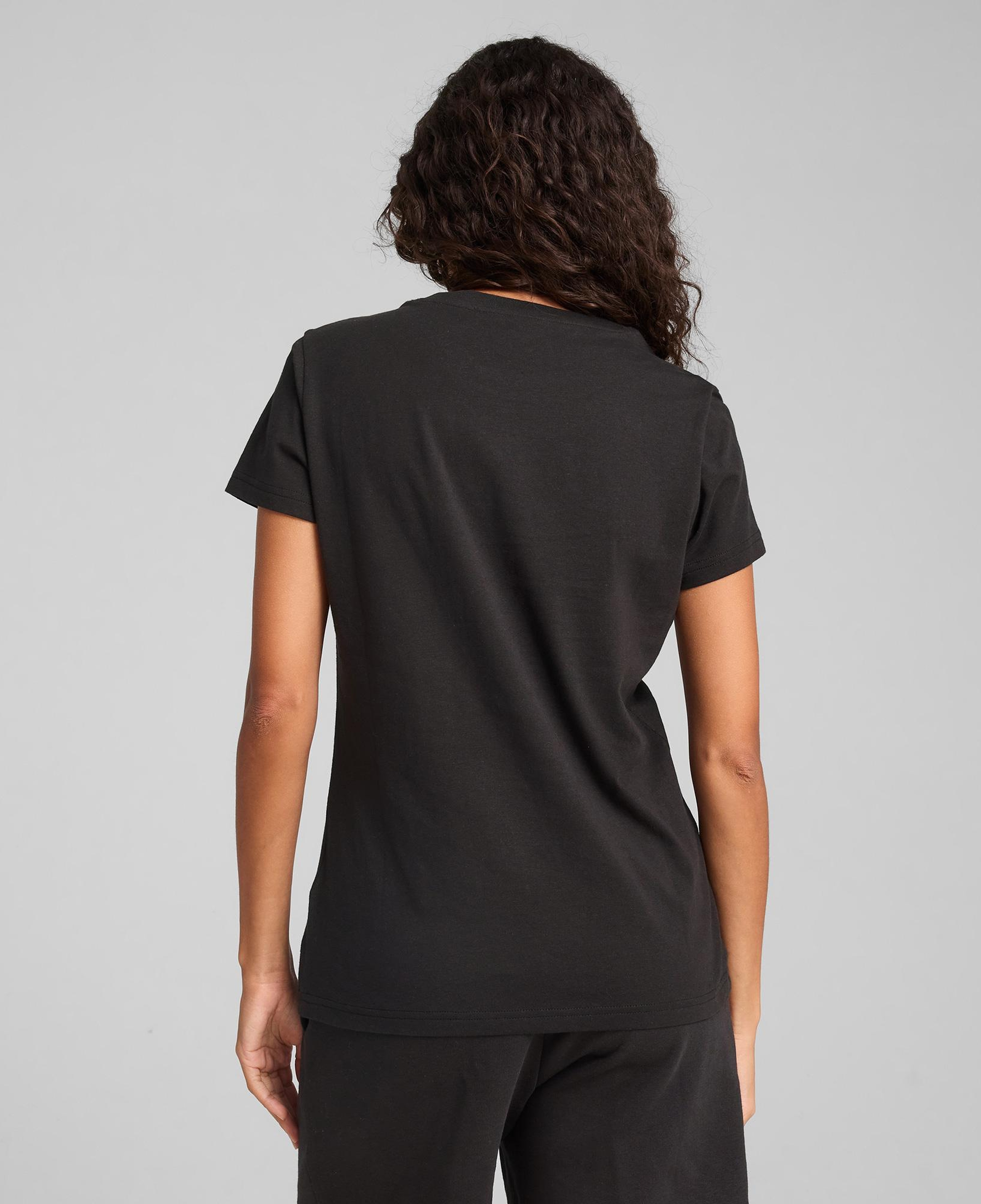 Puma Essentials Script  Kadın Siyah T-Shirt