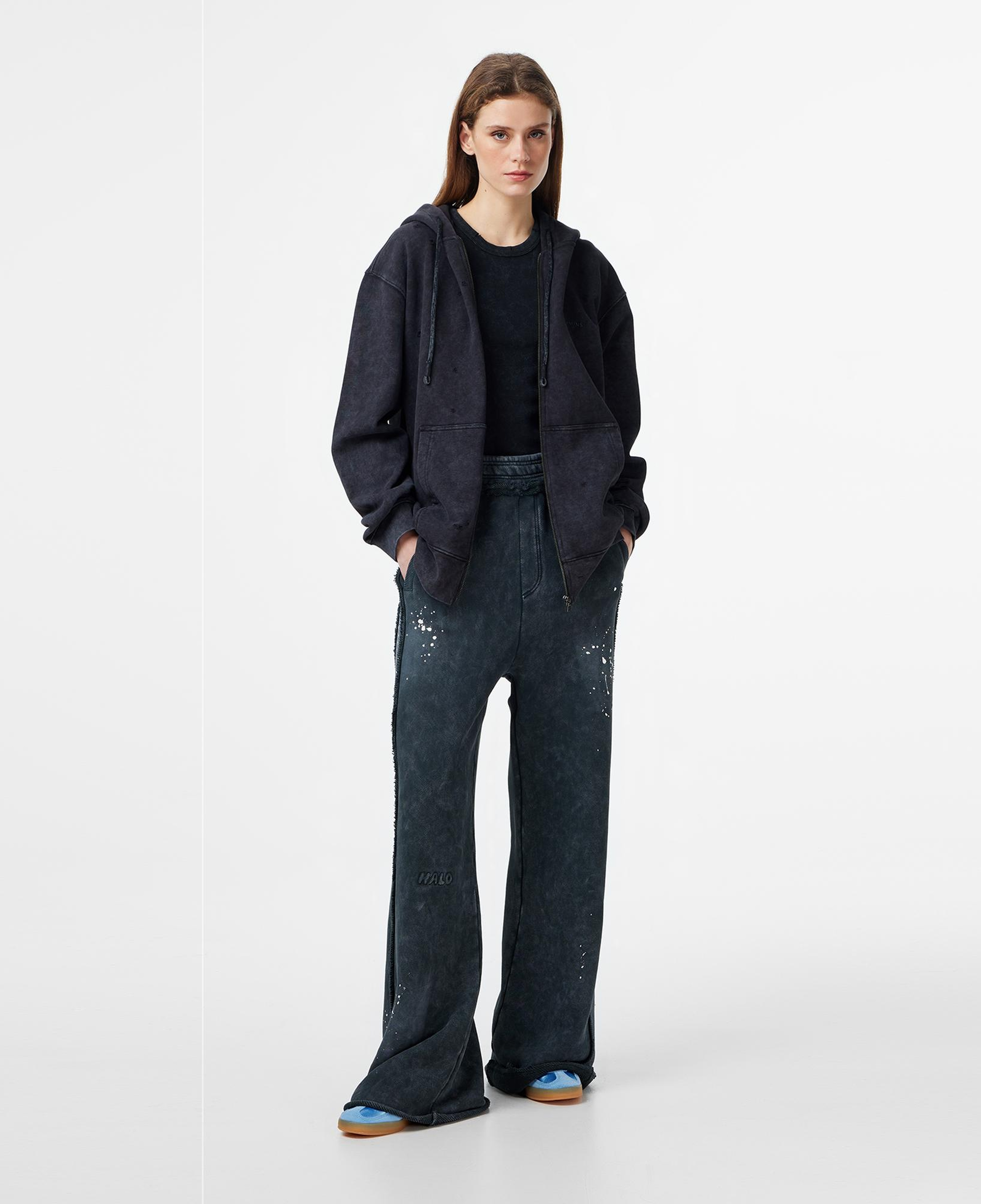 Les Benjamins Regular Fit Kadın Siyah Sweatshirt