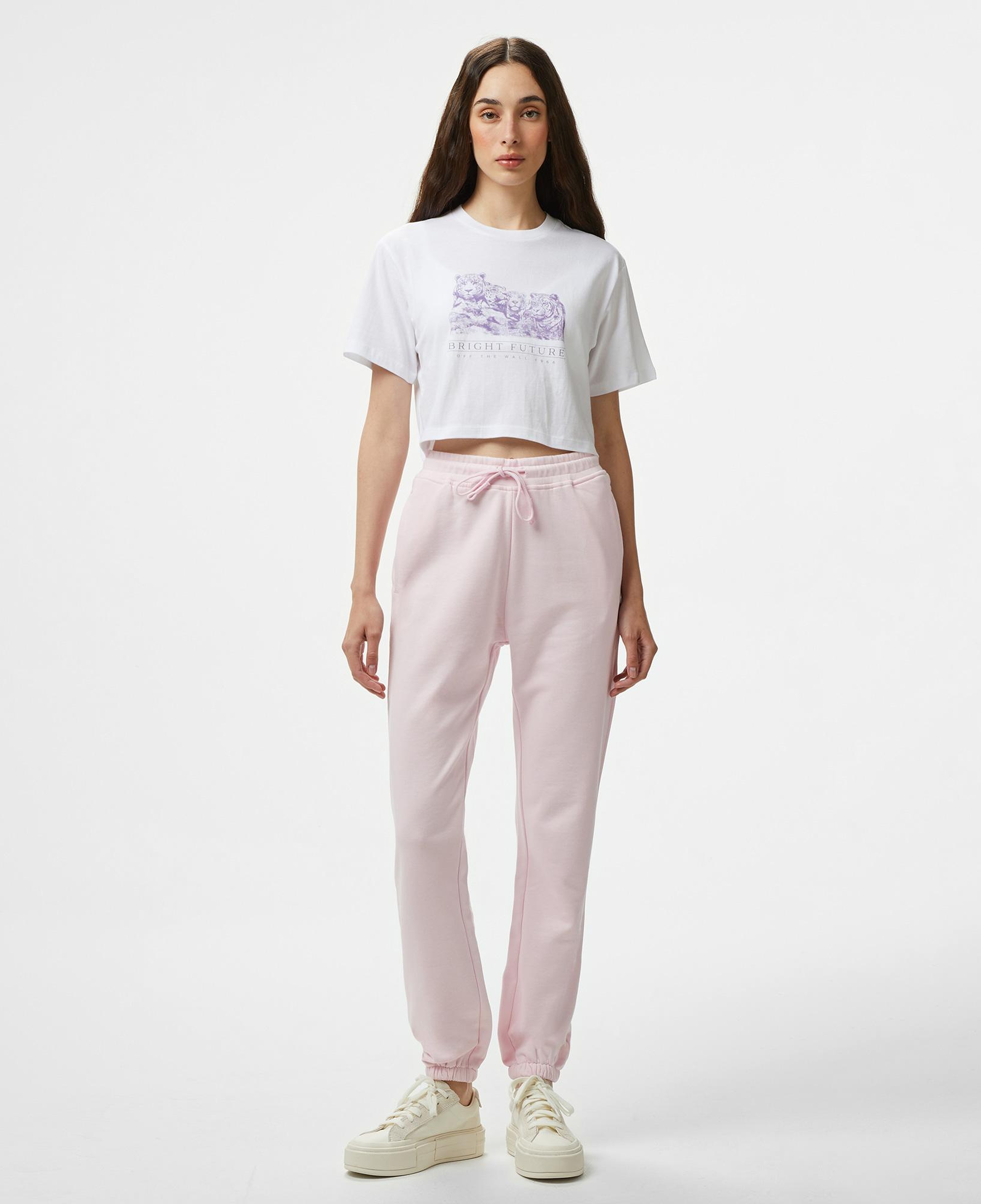 Vans Bright Future Relaxed Crop Ss Çocuk Beyaz T-Shirt