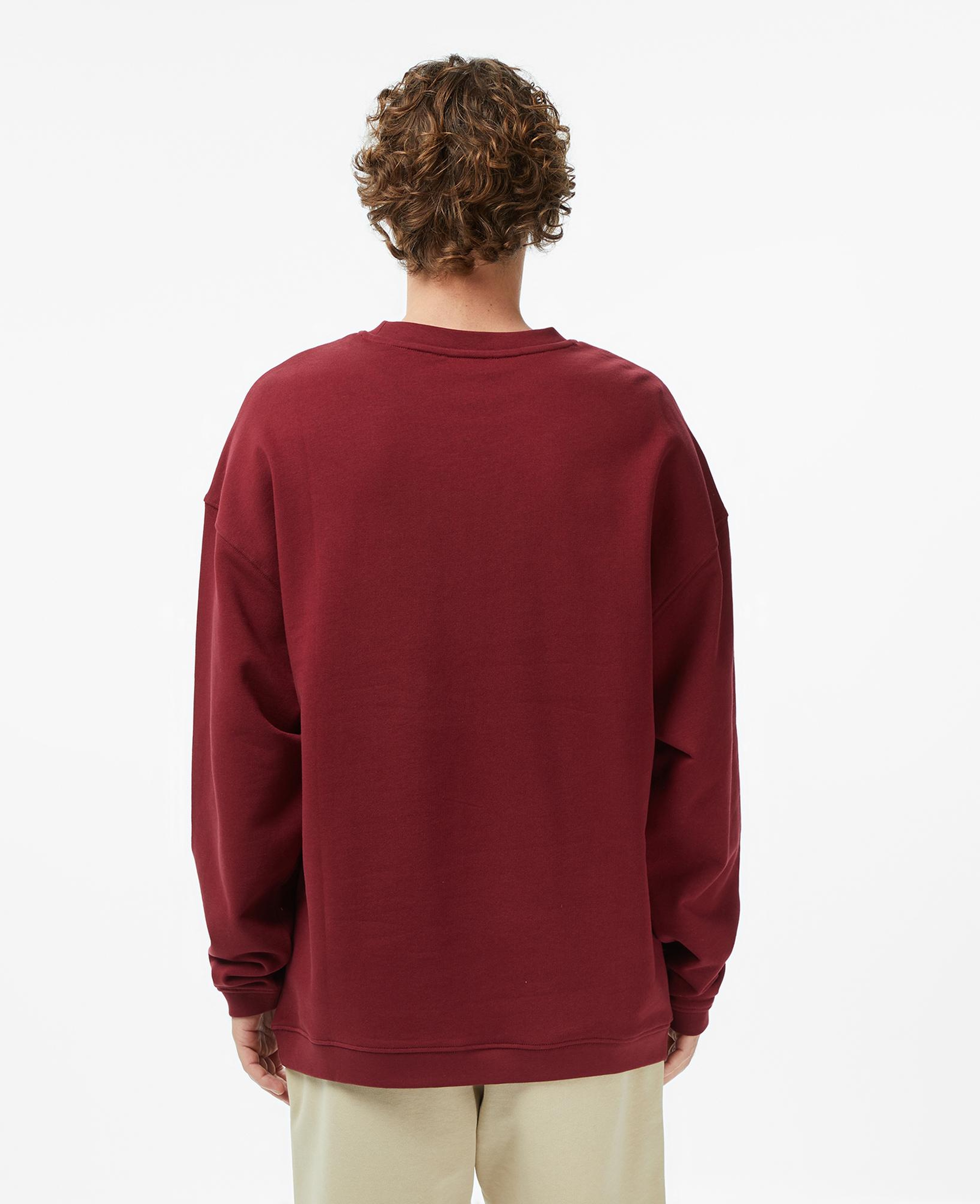 Les Benjamins Essentials 302 Erkek Bordo Sweatshirt