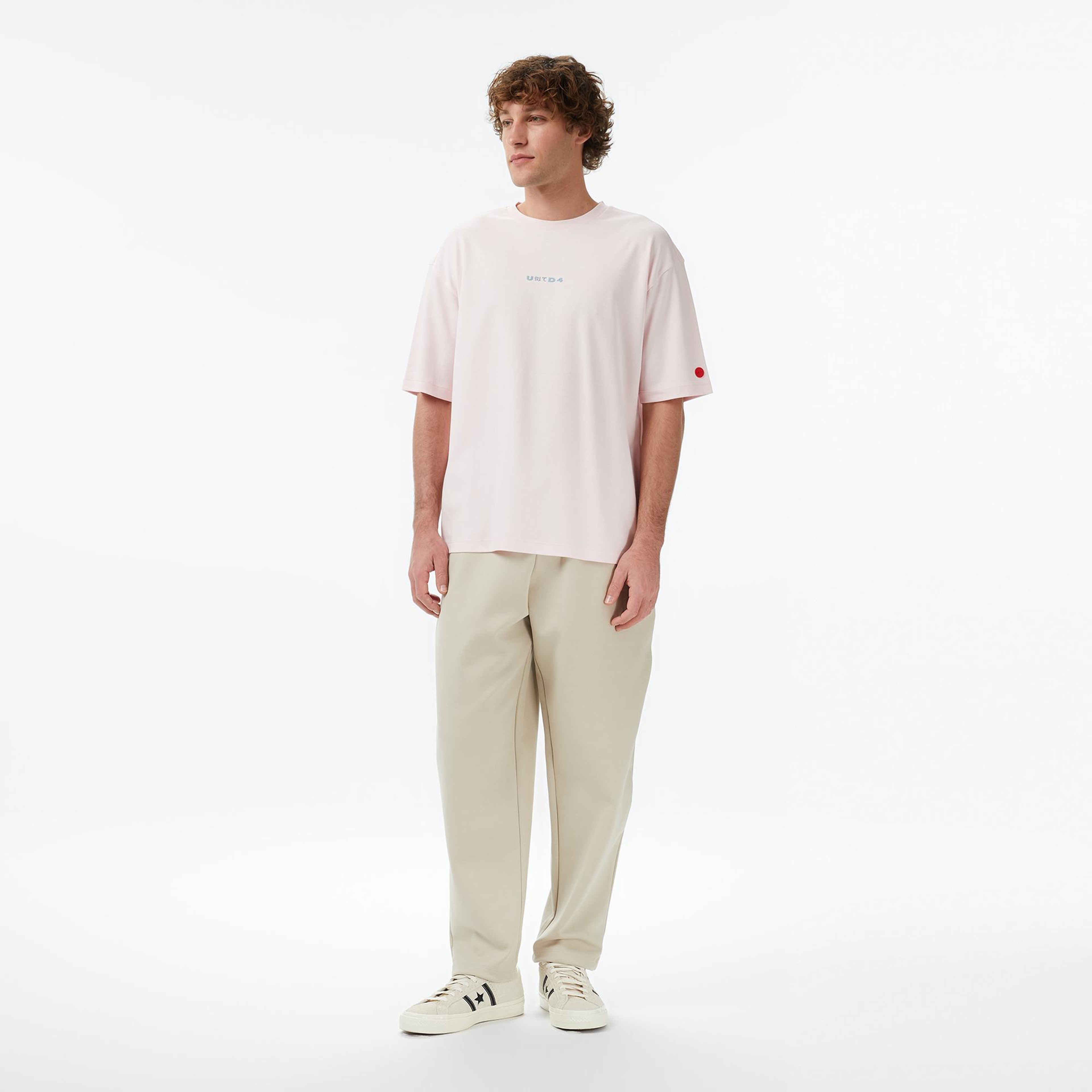 UNITED4 Regular Fit Erkek Pembe T-Shirt