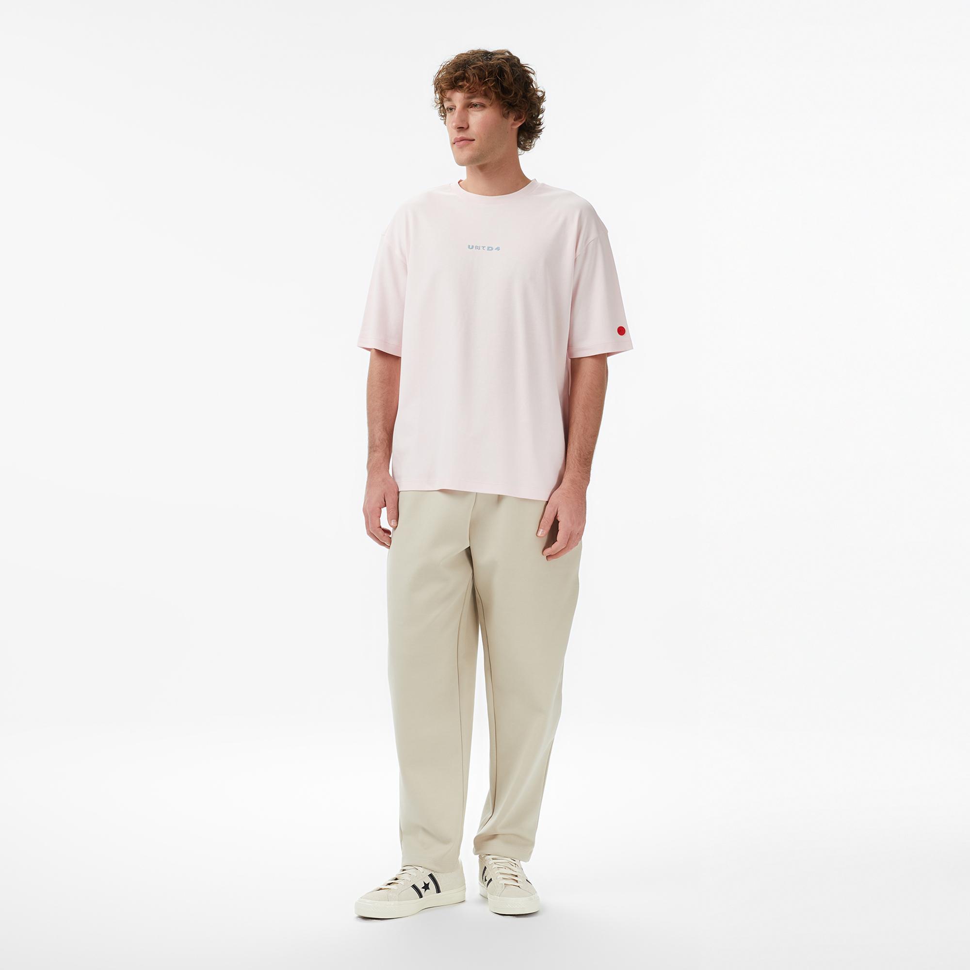 UNITED4 Regular Fit Erkek Pembe T-Shirt