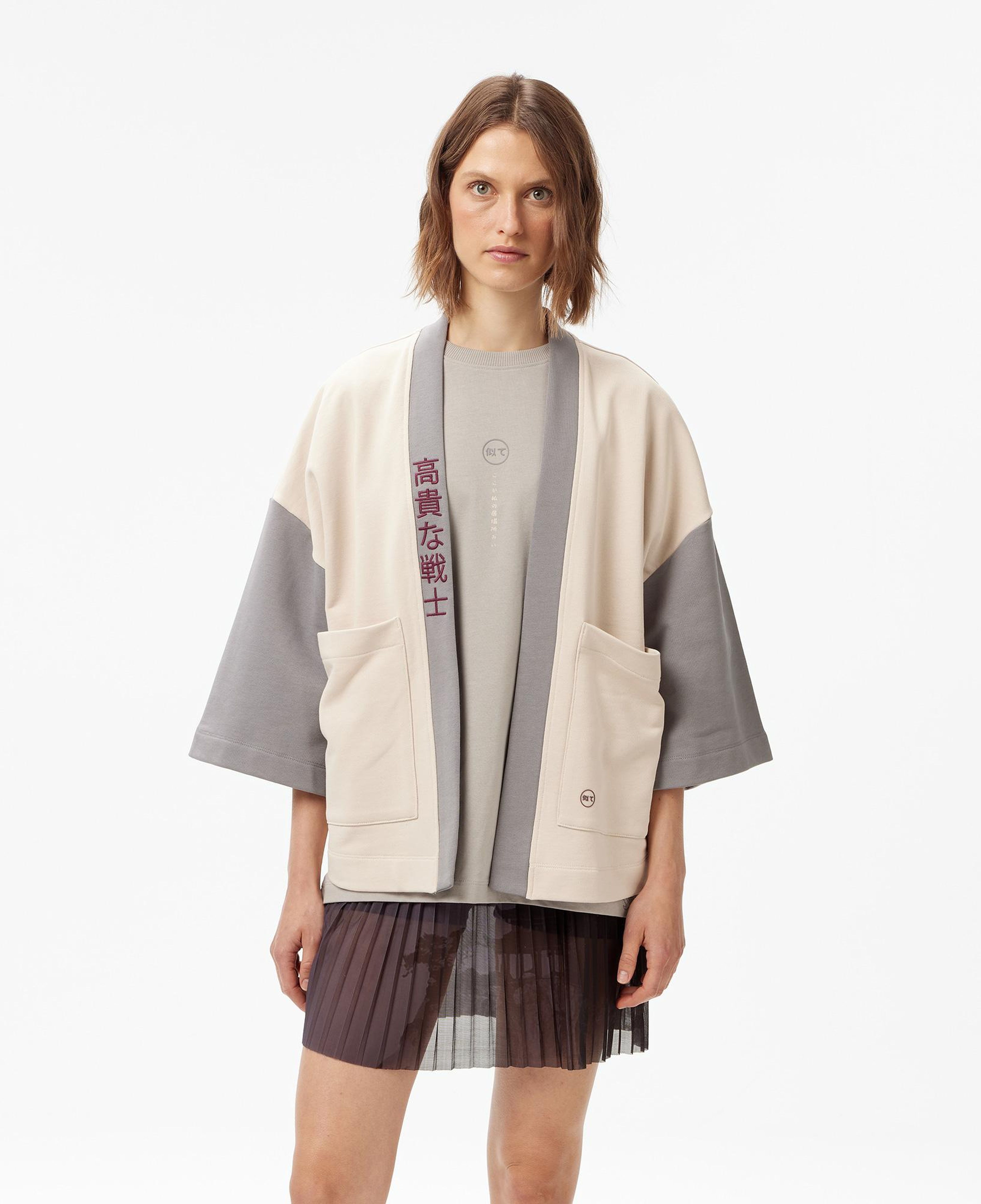 UNITED4 Kadın Bej Kimono