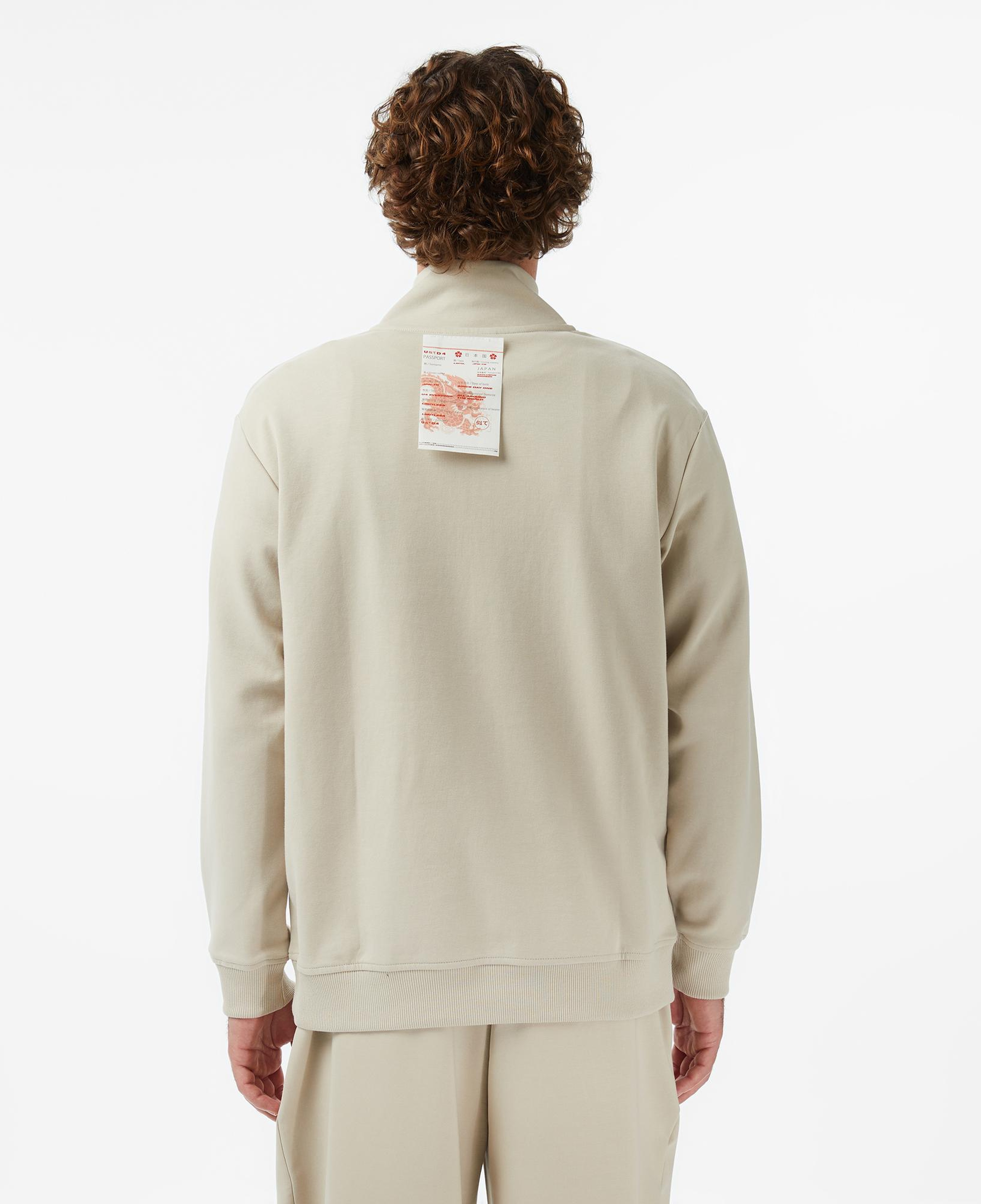 UNITED4 Regular Fit Erkek Bej Sweatshirt