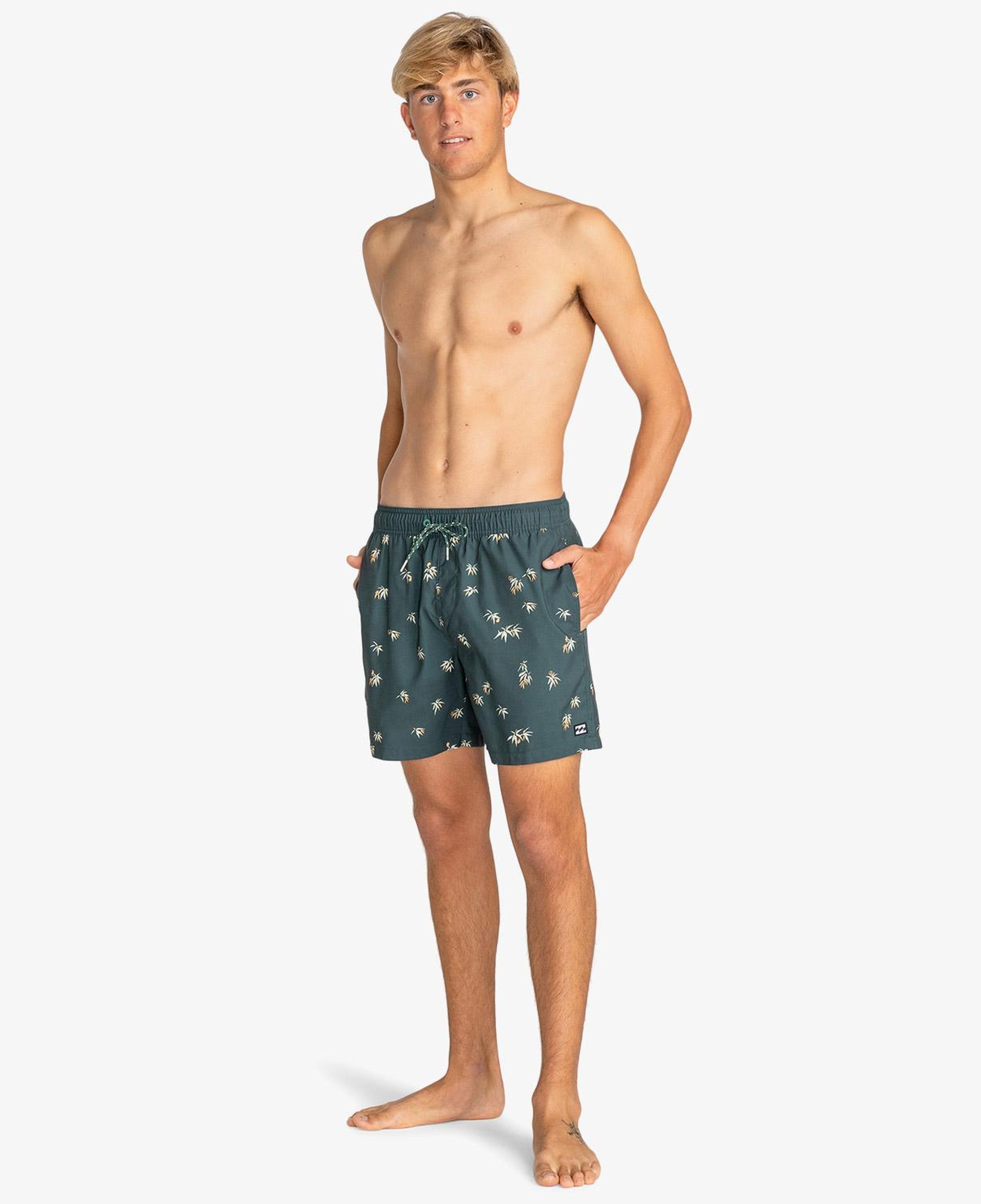 Billabong Wasted Times Layback Erkek Yeşil Deniz Şortu