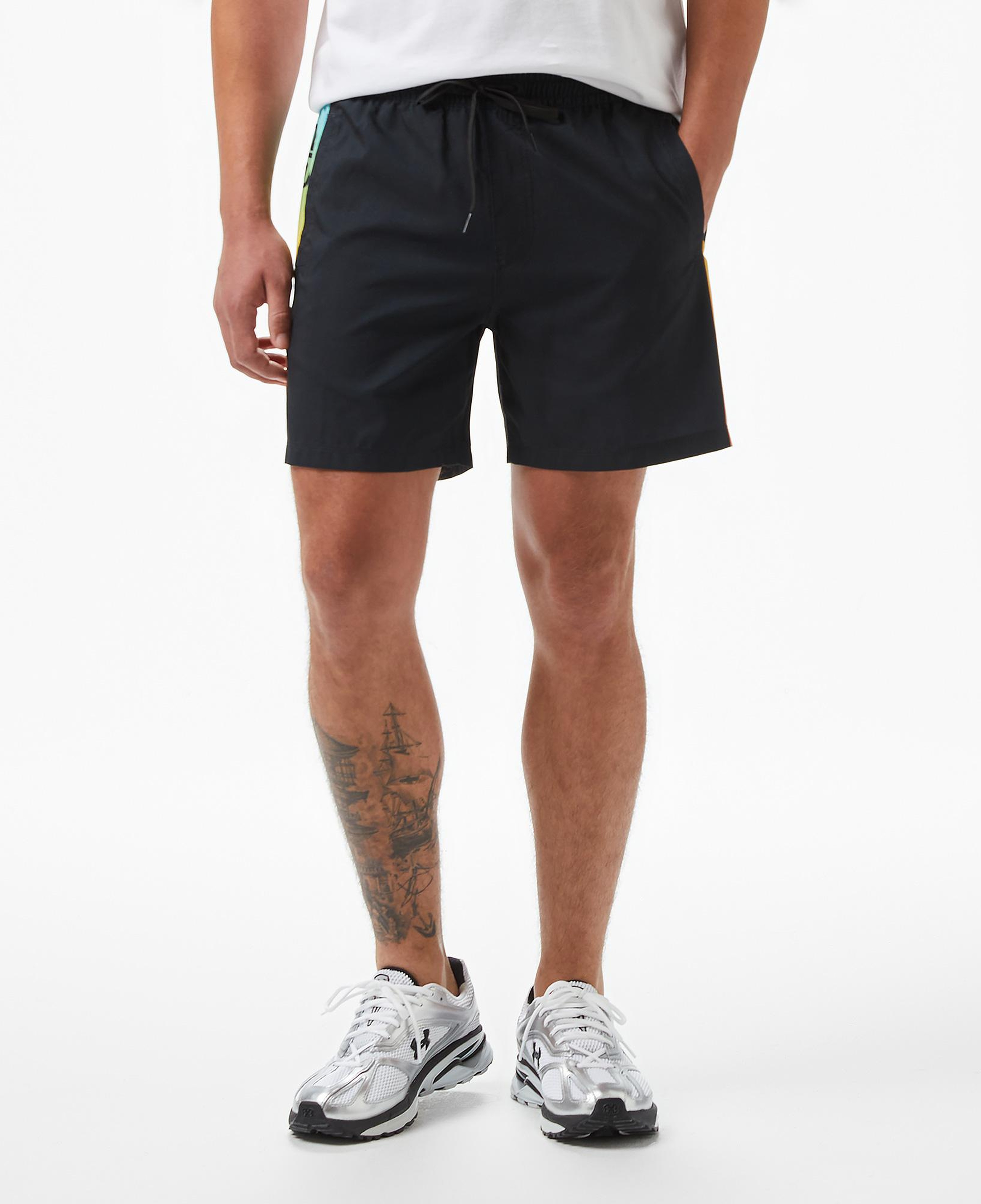 Quiksilver Everyday Solid Volley 15 Erkek Siyah Deniz Şortu