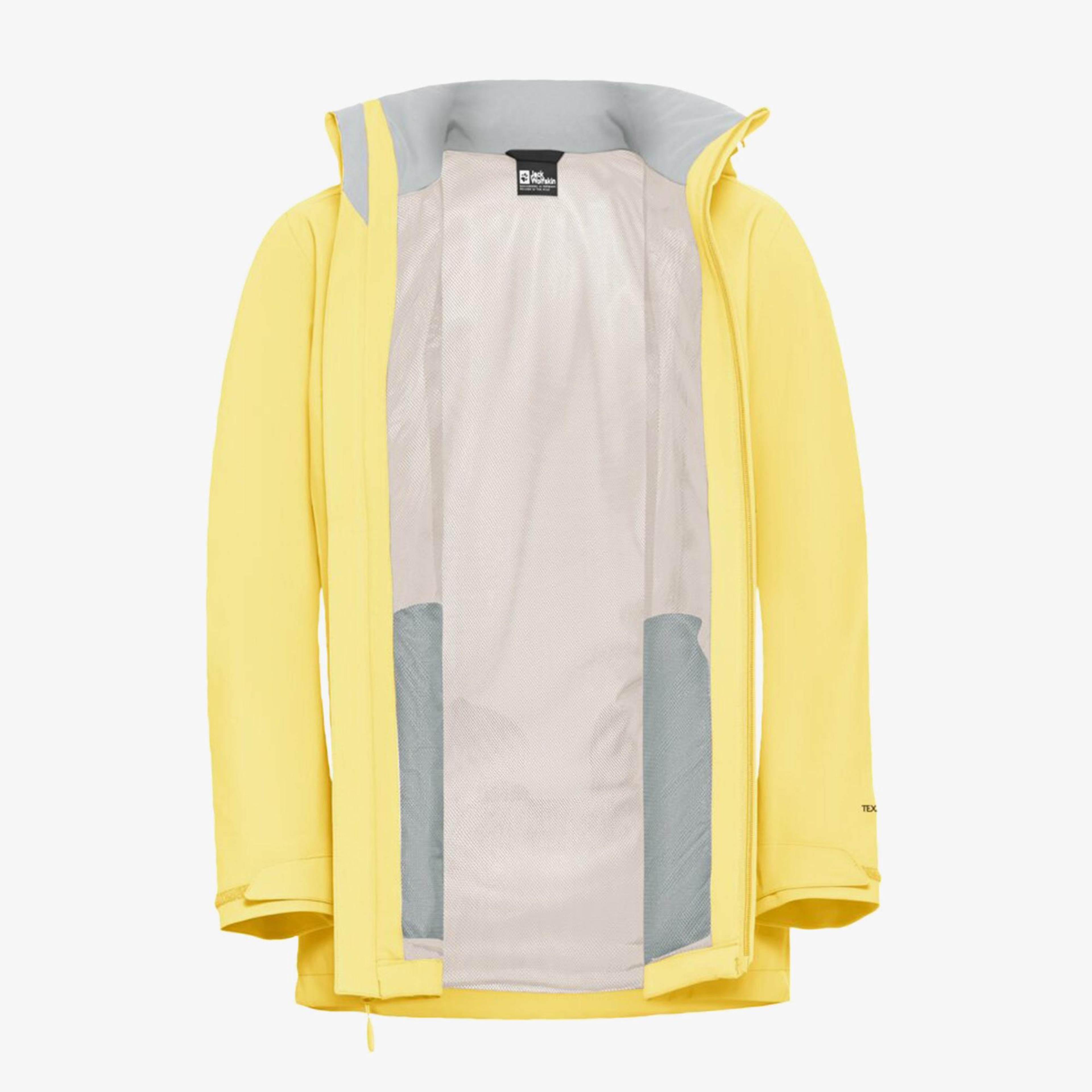 Jack Wolfskin Trailtime 2L Kadın Sarı Ceket