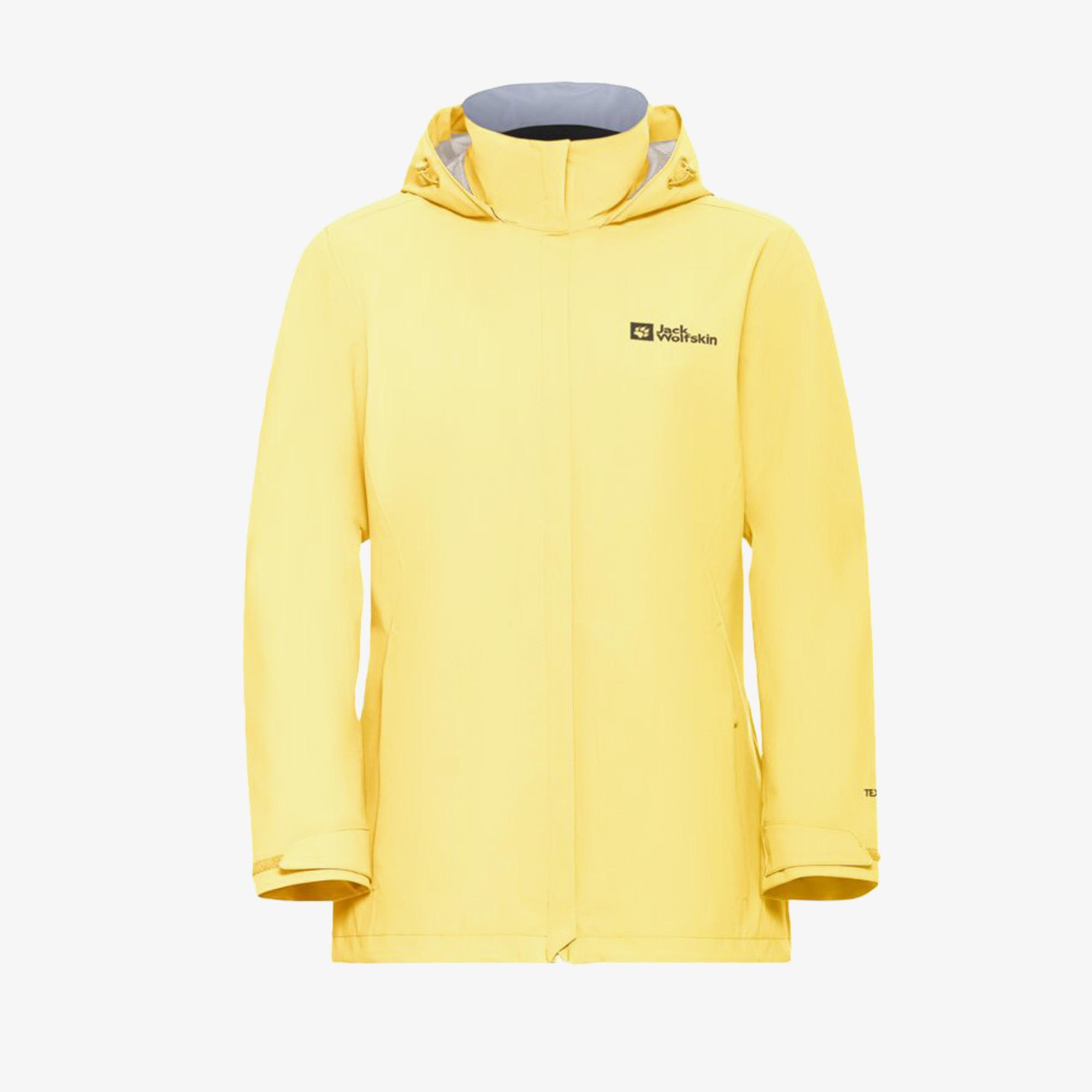 Jack Wolfskin Trailtime 2L Kadın Sarı Ceket