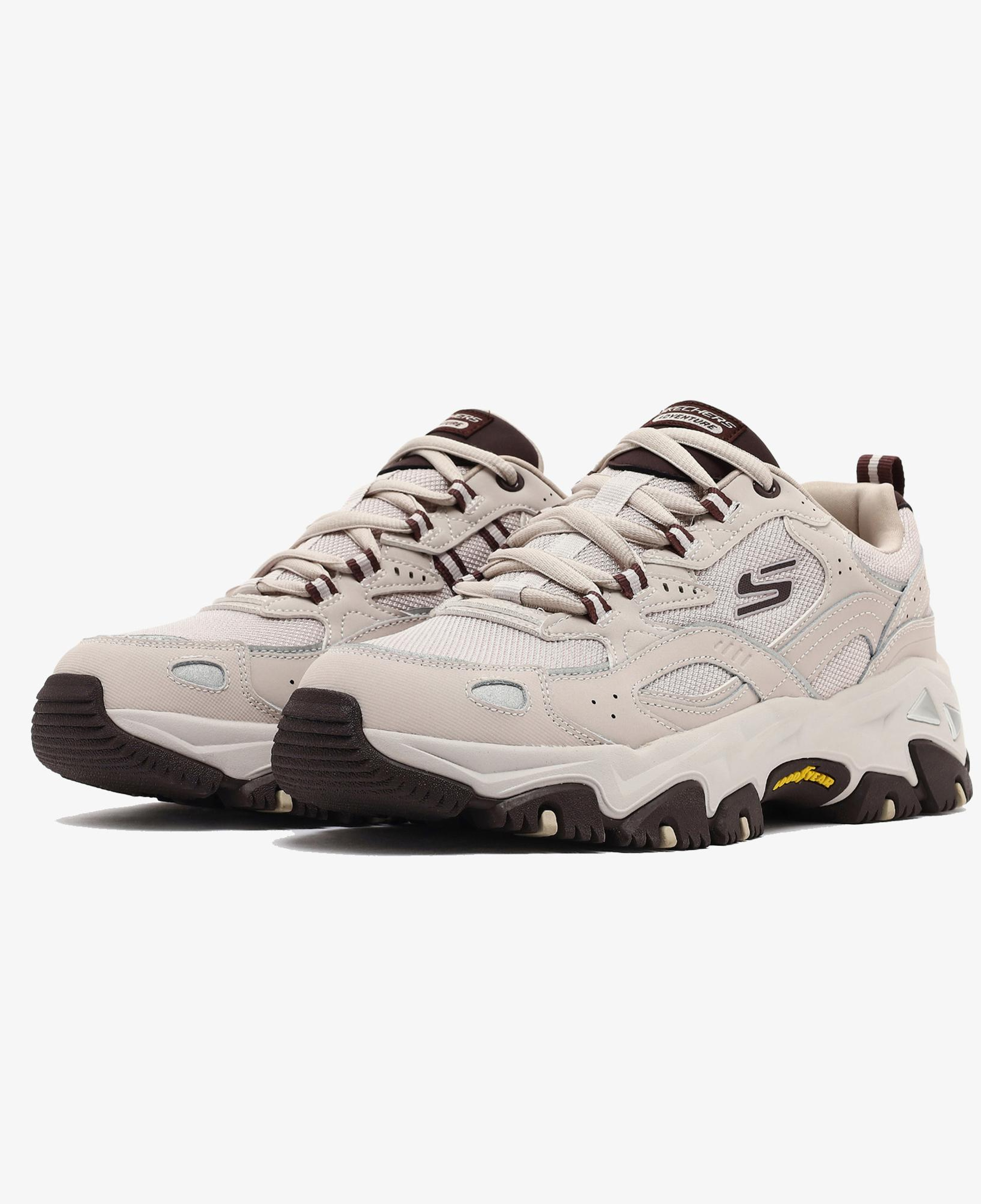 Skechers D'Lites Hiker Erkek Gri Spor Ayakkabı