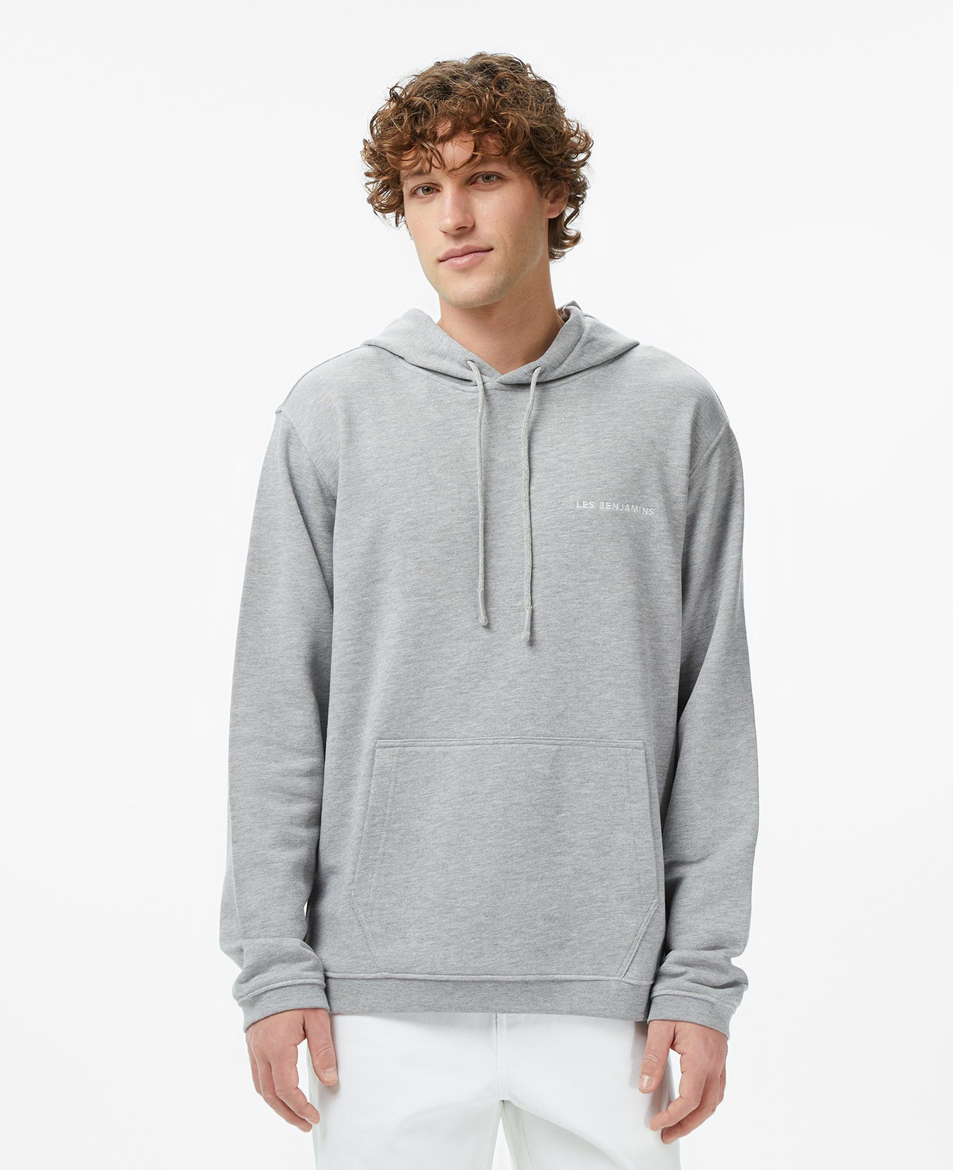 Les Benjamins Essentials 308 Erkek Gri Sweatshirt