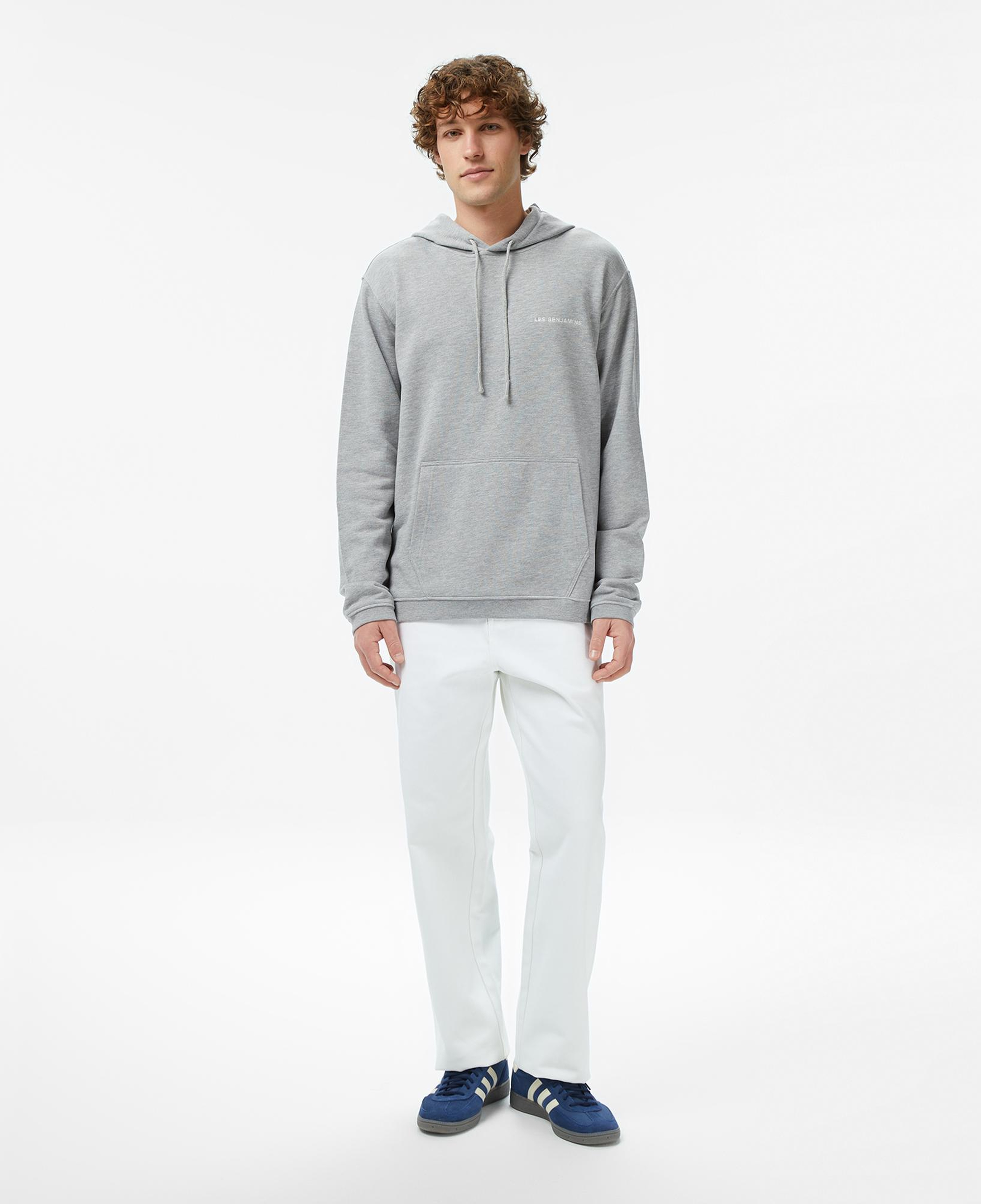 Les Benjamins Essentials 308 Erkek Gri Sweatshirt