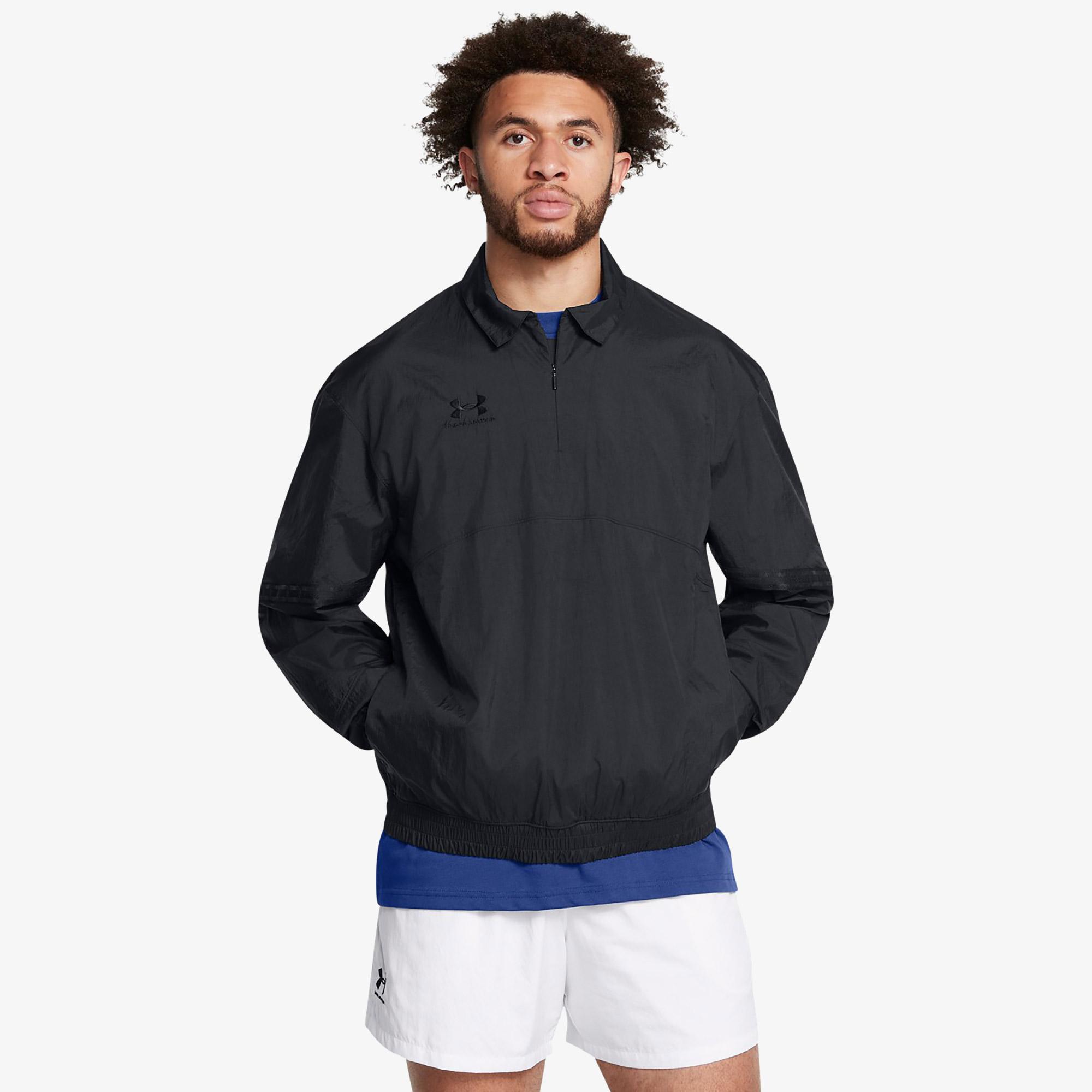 Under Armour 96 Terrace Drill Erkek Siyah Sweatshirt